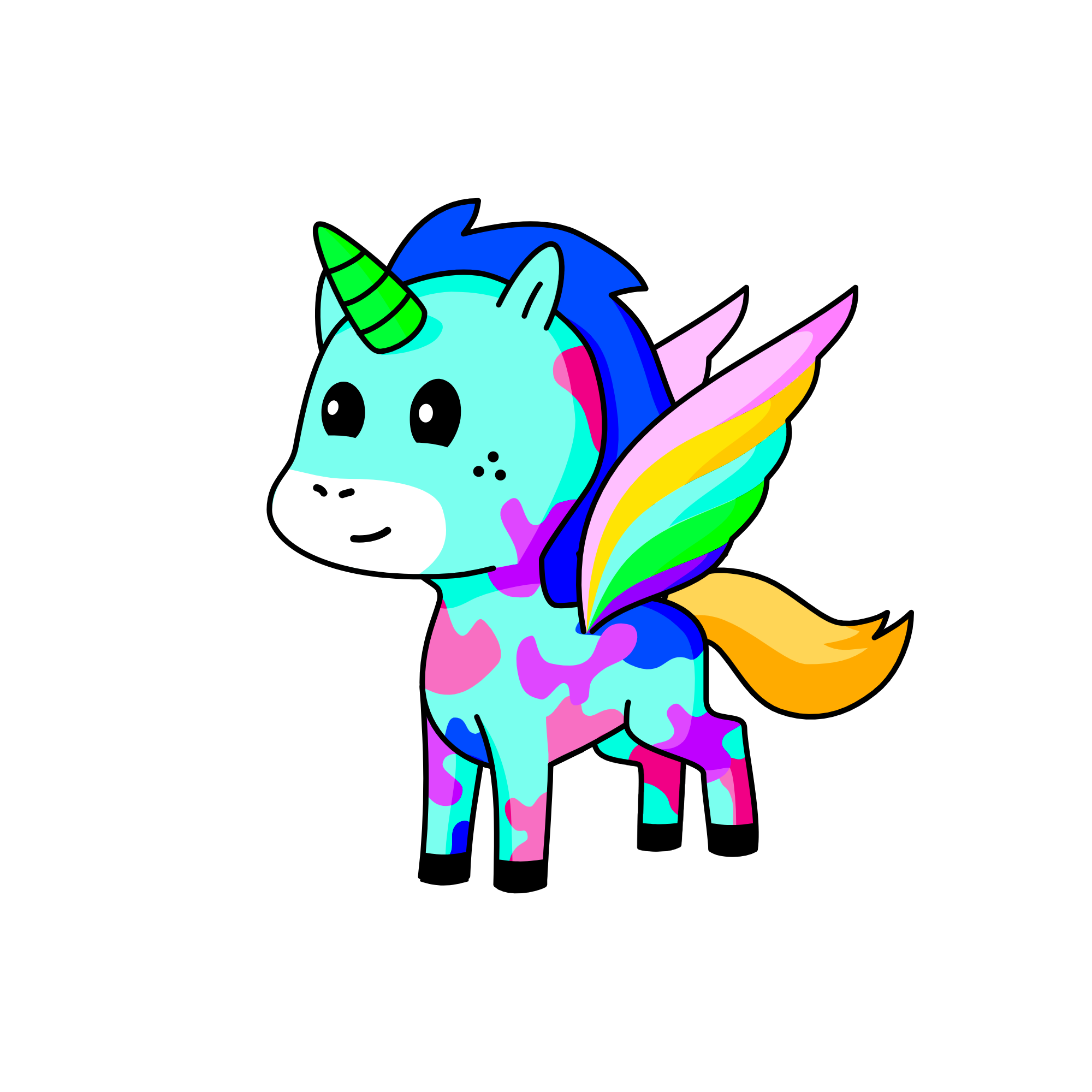 Kawaii RT, the unicorn