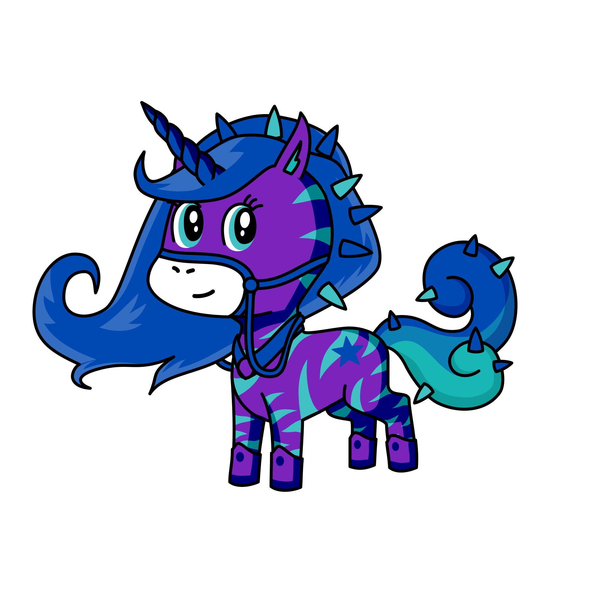 Moonlight, the unicorn