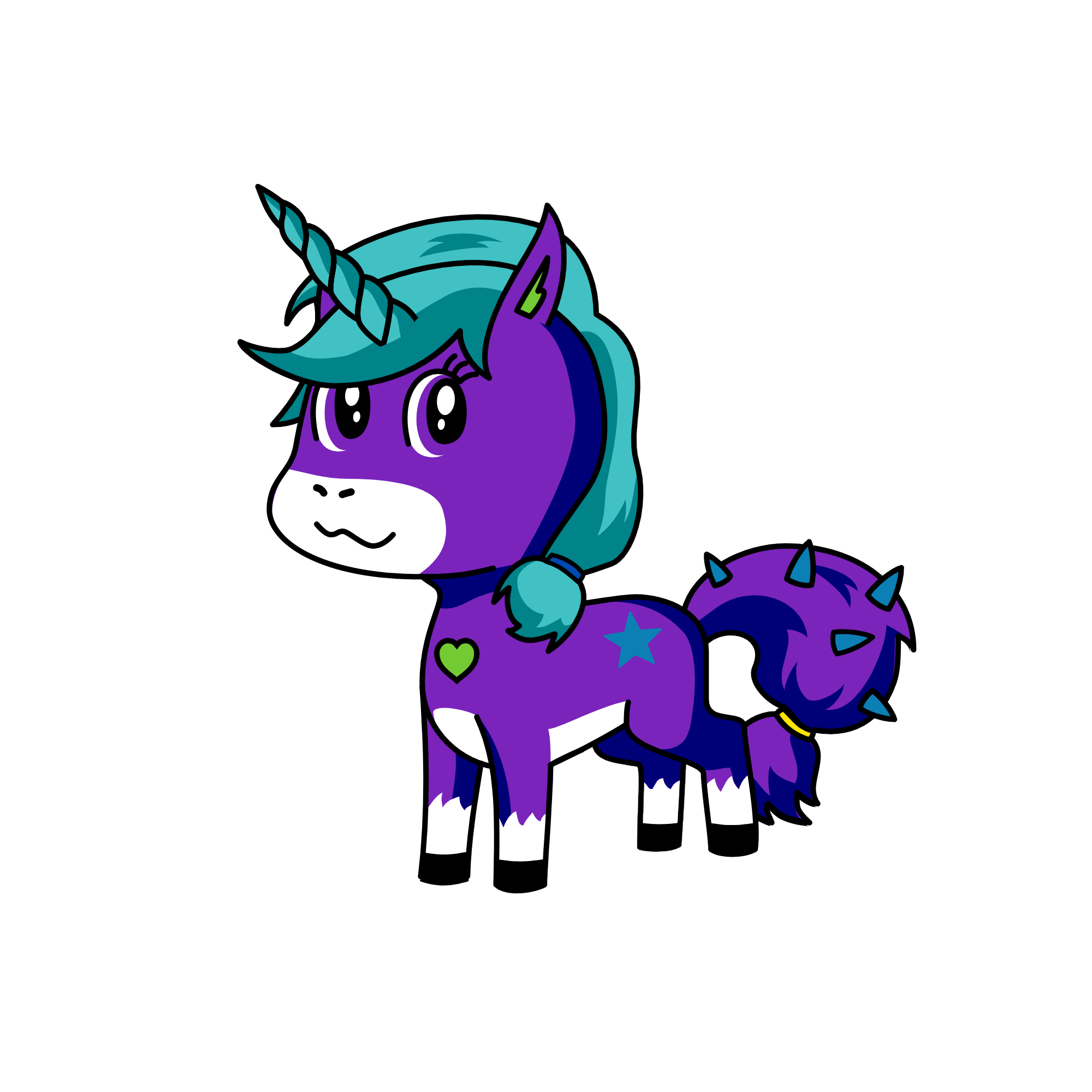 hi, the unicorn