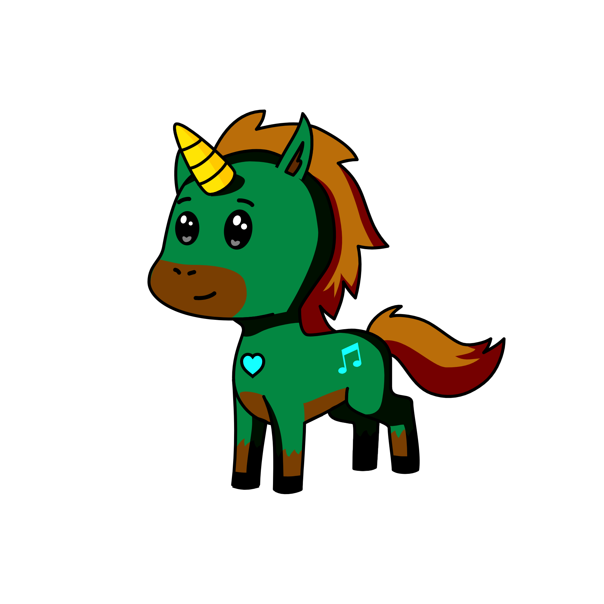Hunter, the unicorn