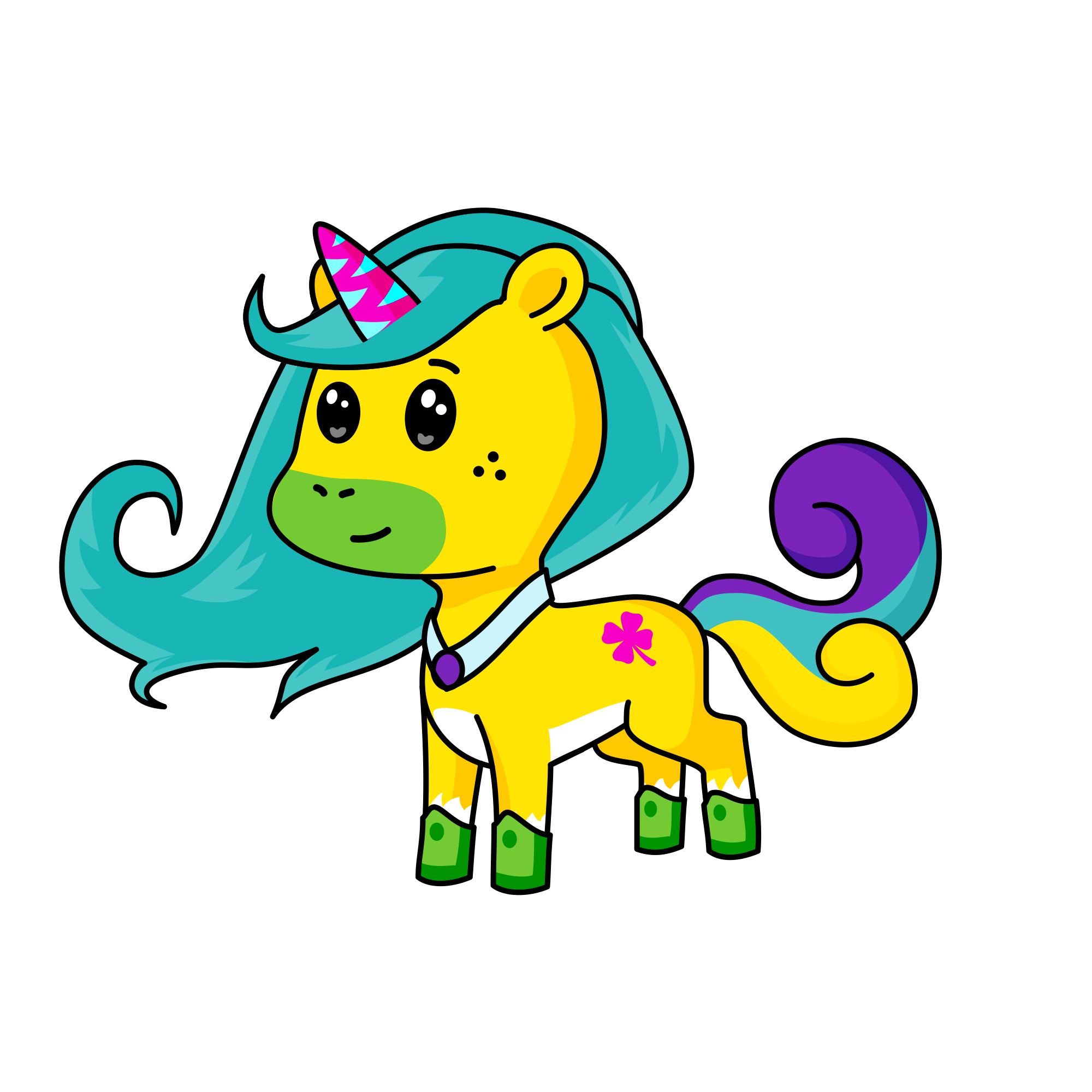Dina, the unicorn