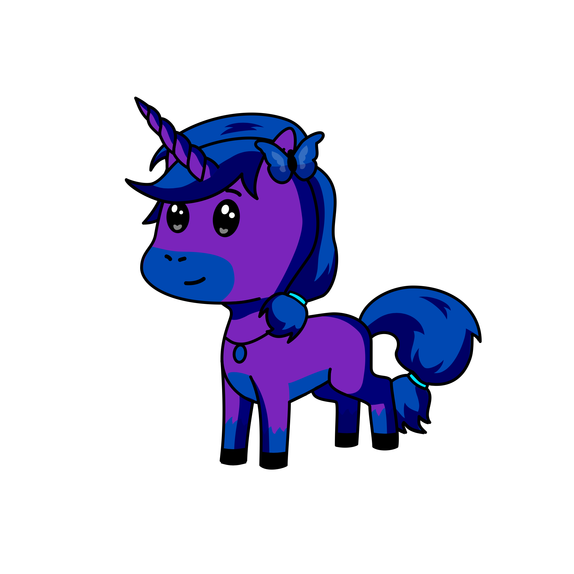 Nightshade, the unicorn