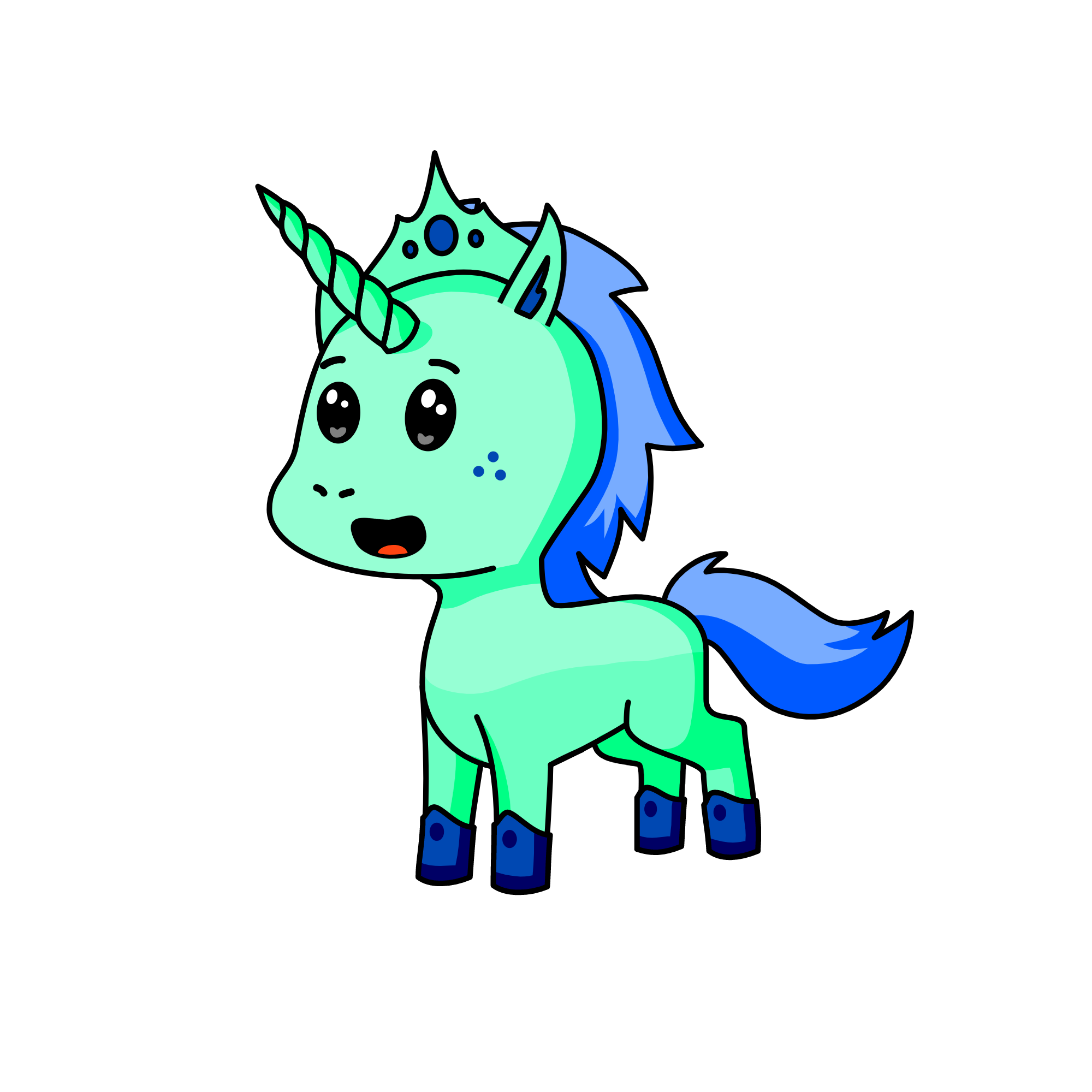 Glory, the unicorn