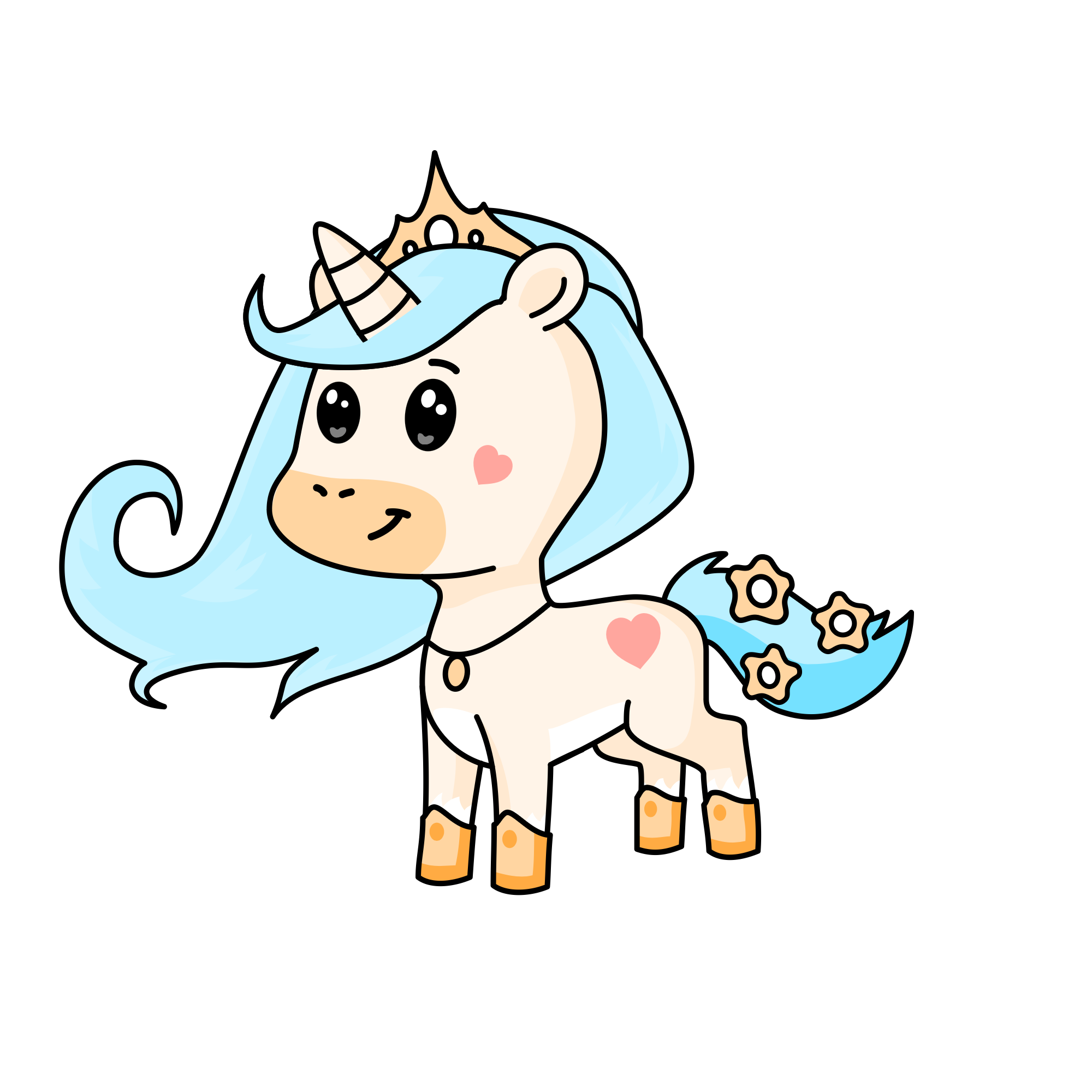 Cottonball, the unicorn