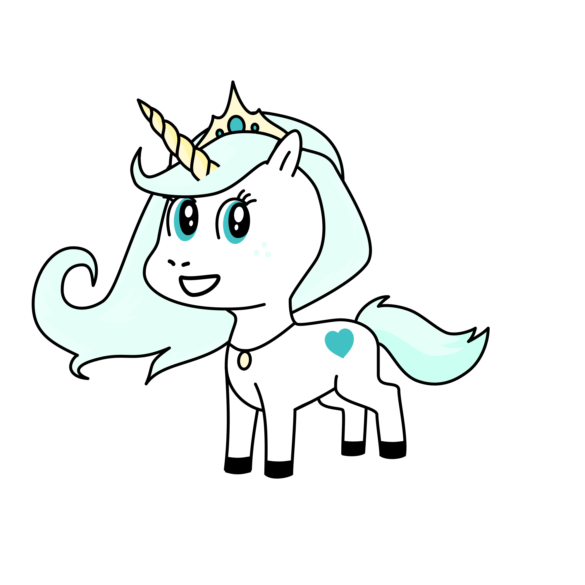 Celestia, the unicorn