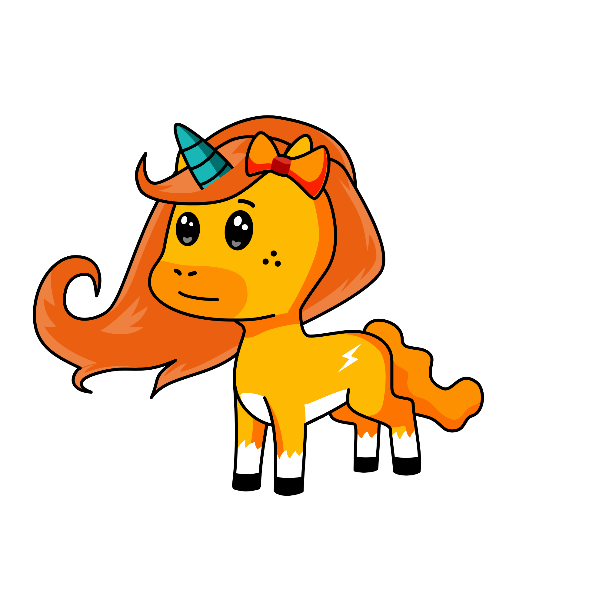 Foxy, the unicorn