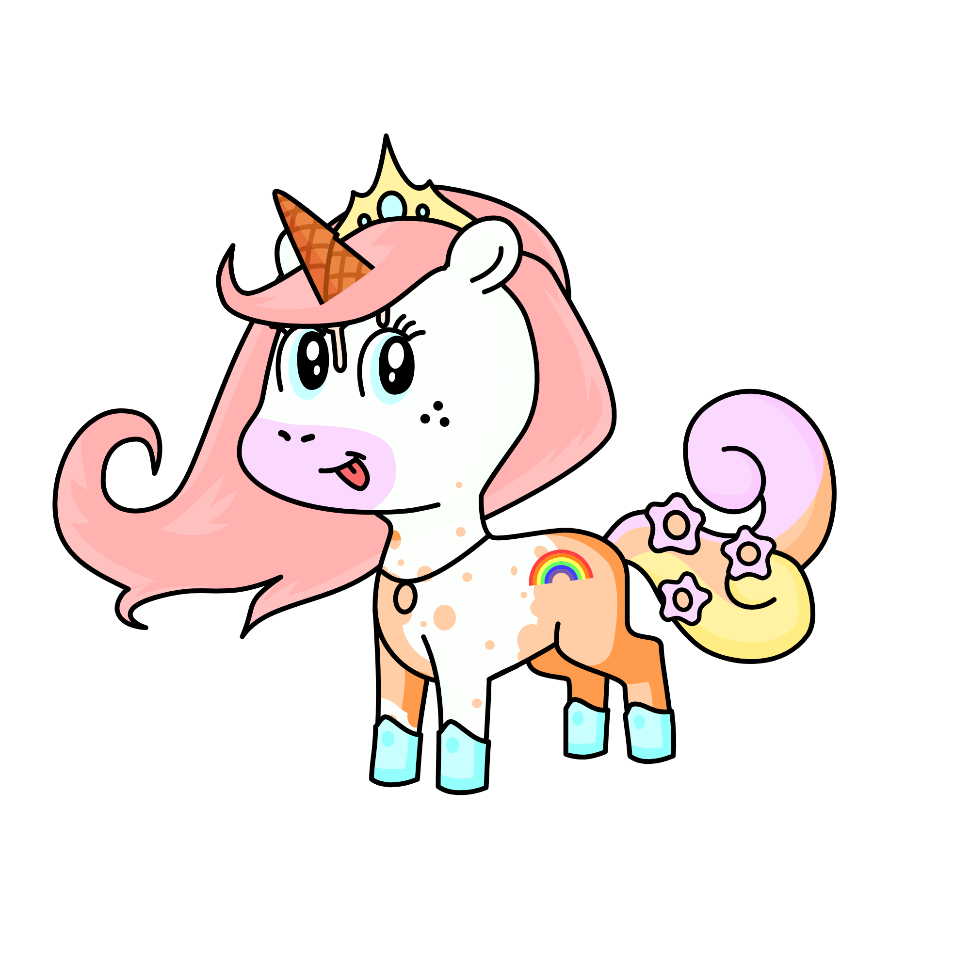 Pastel, the unicorn
