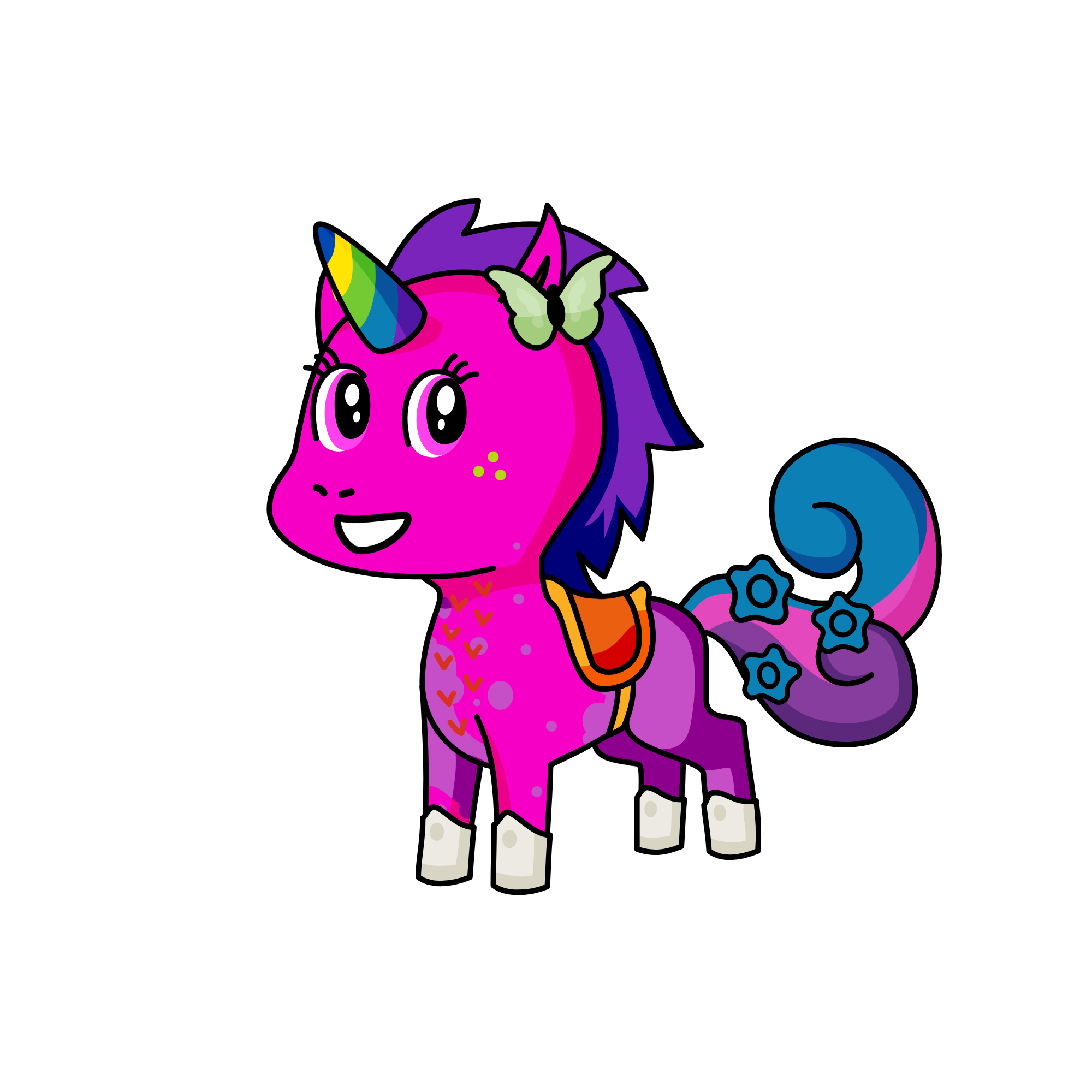 Sunflower, the unicorn
