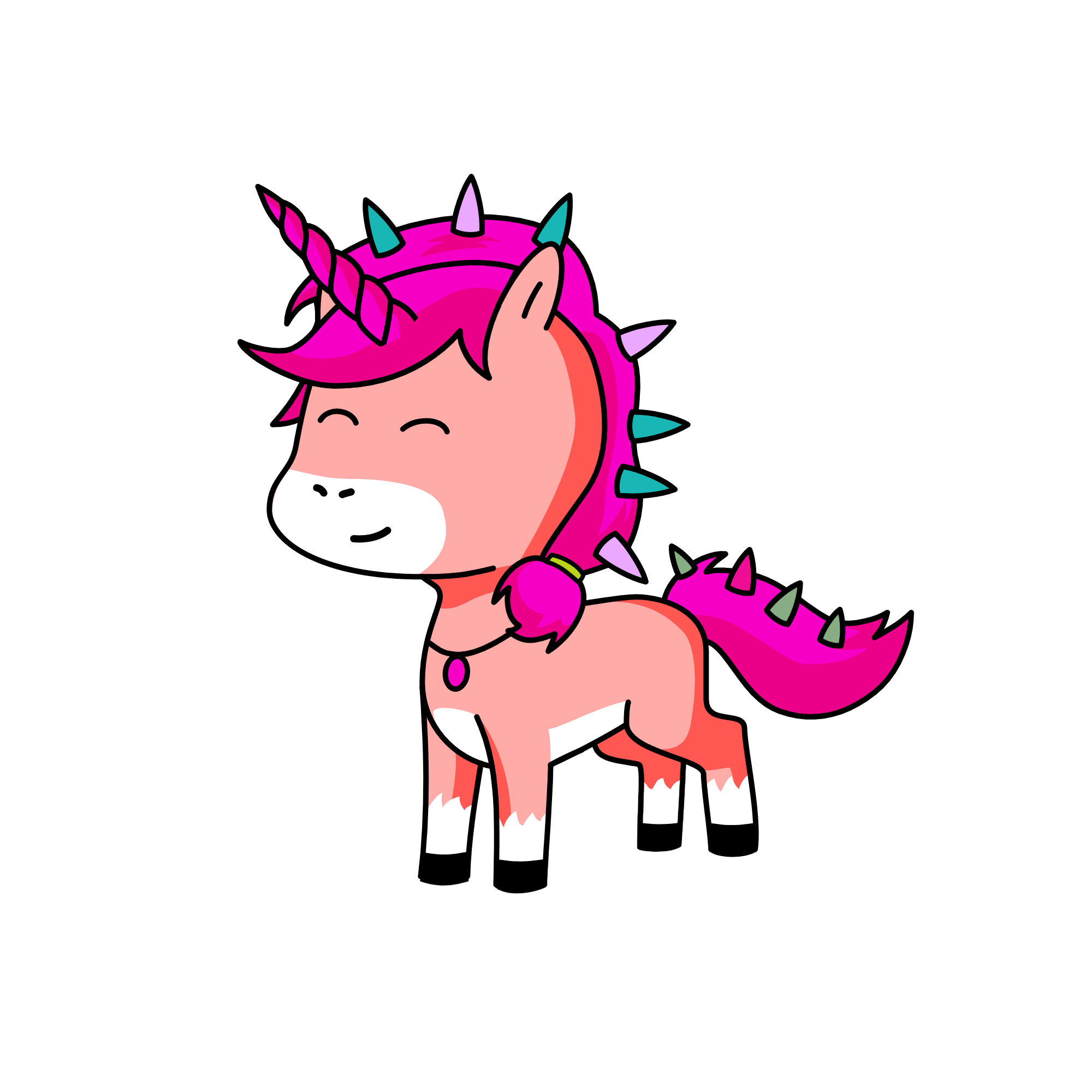 pinky , the unicorn