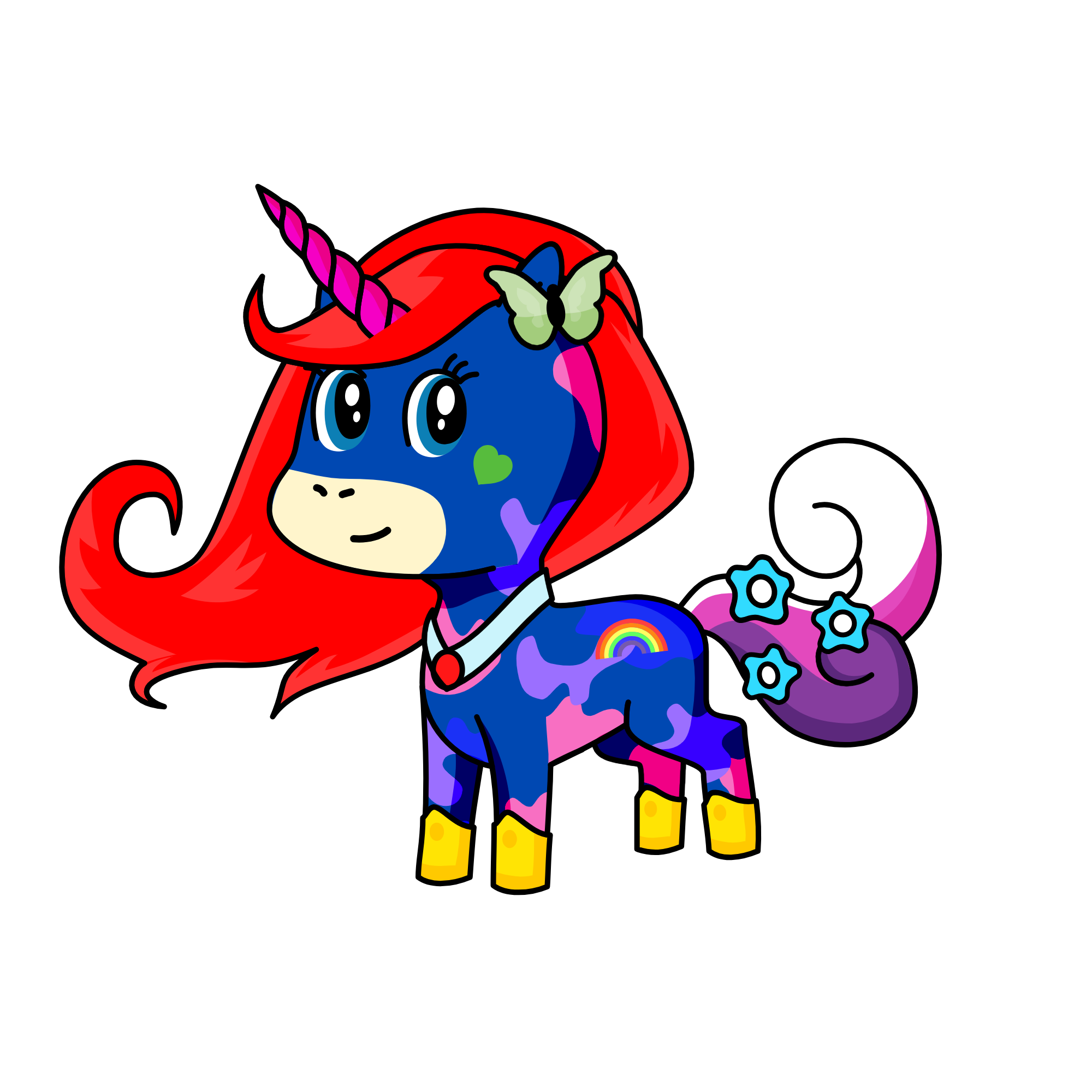 candy rush, the unicorn