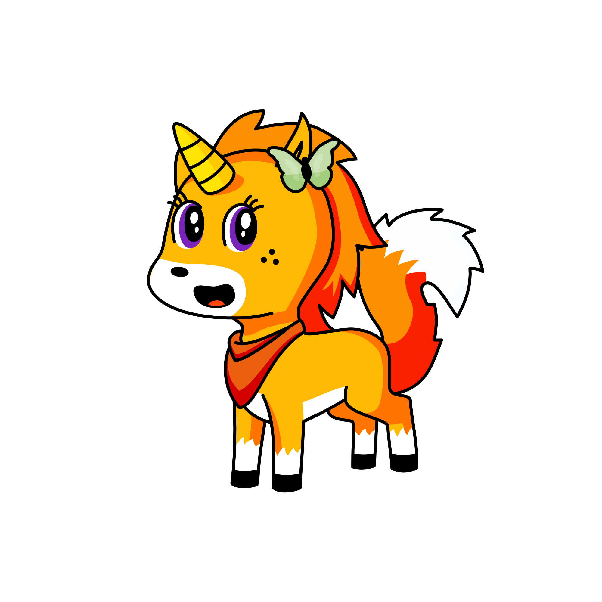 Foxy, the unicorn