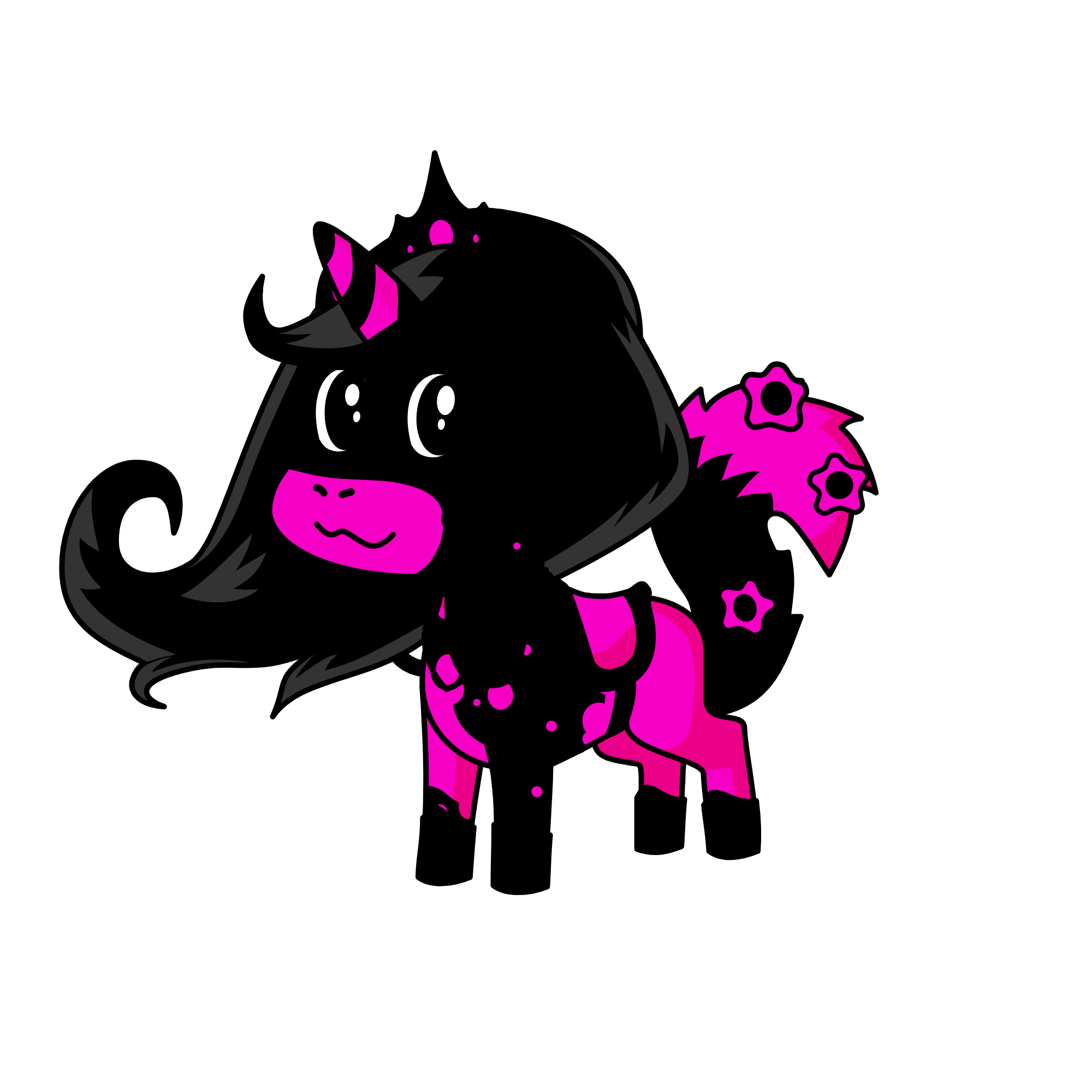 b, the unicorn