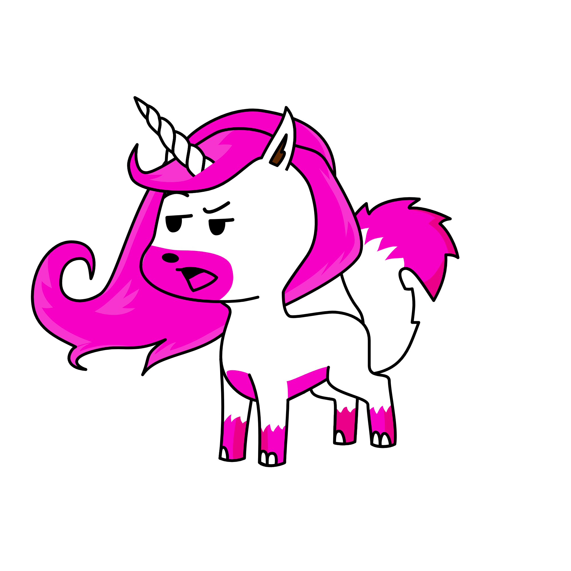 Bella the Bitch, the unicorn