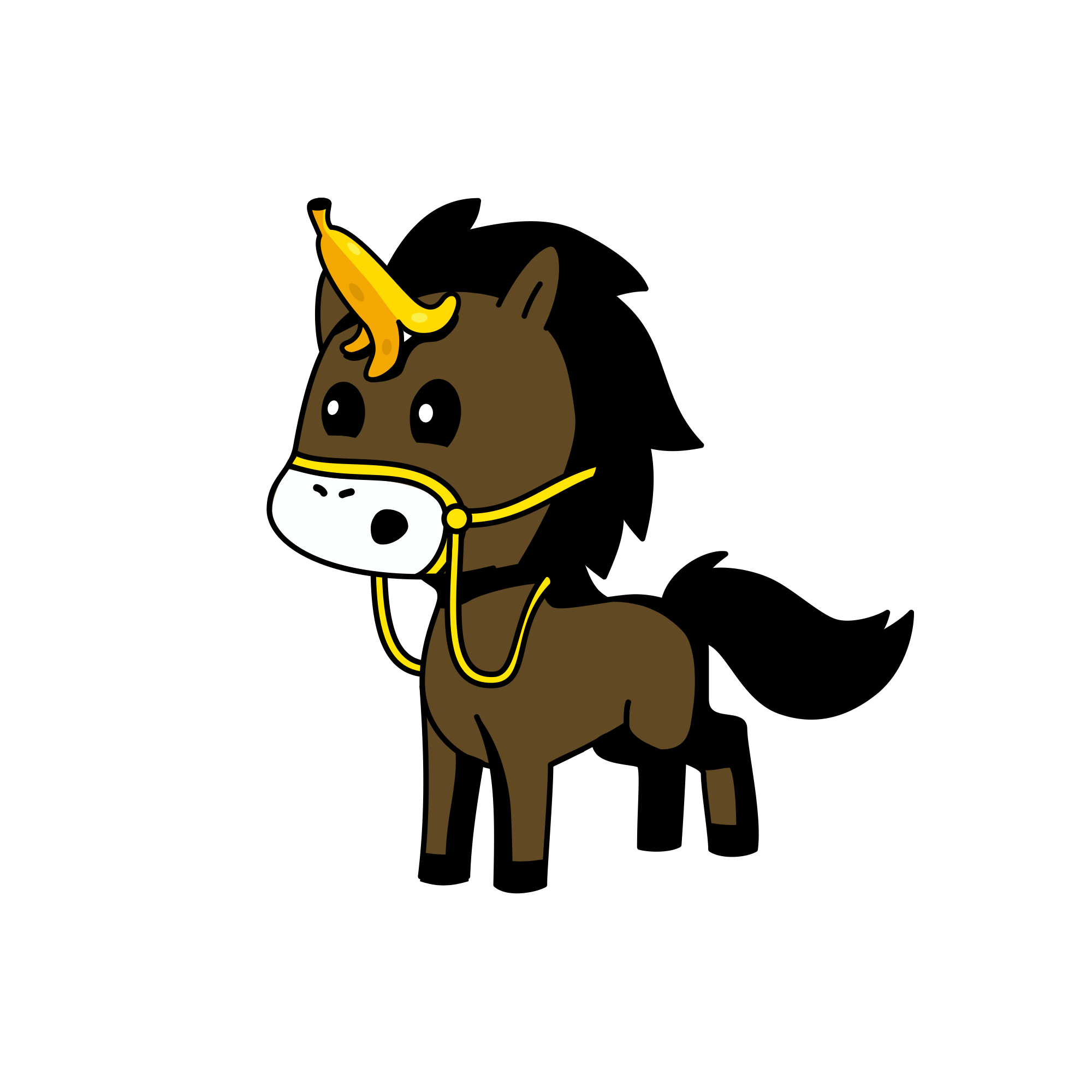 Horse, the unicorn