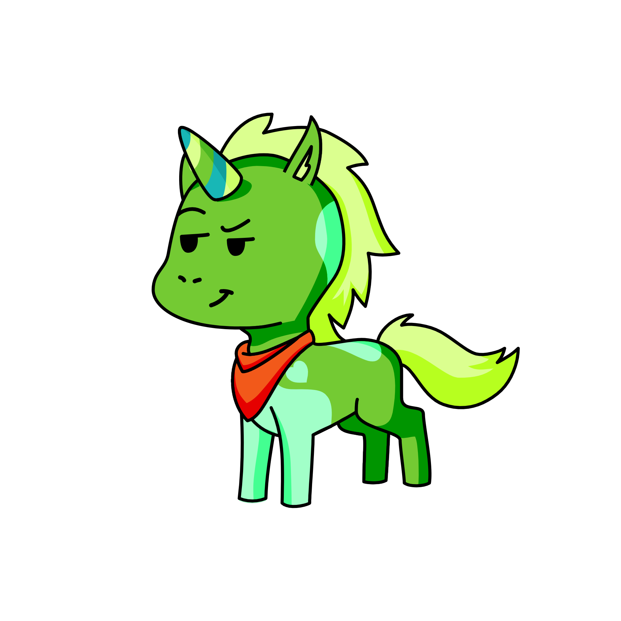 Yamalina, the unicorn