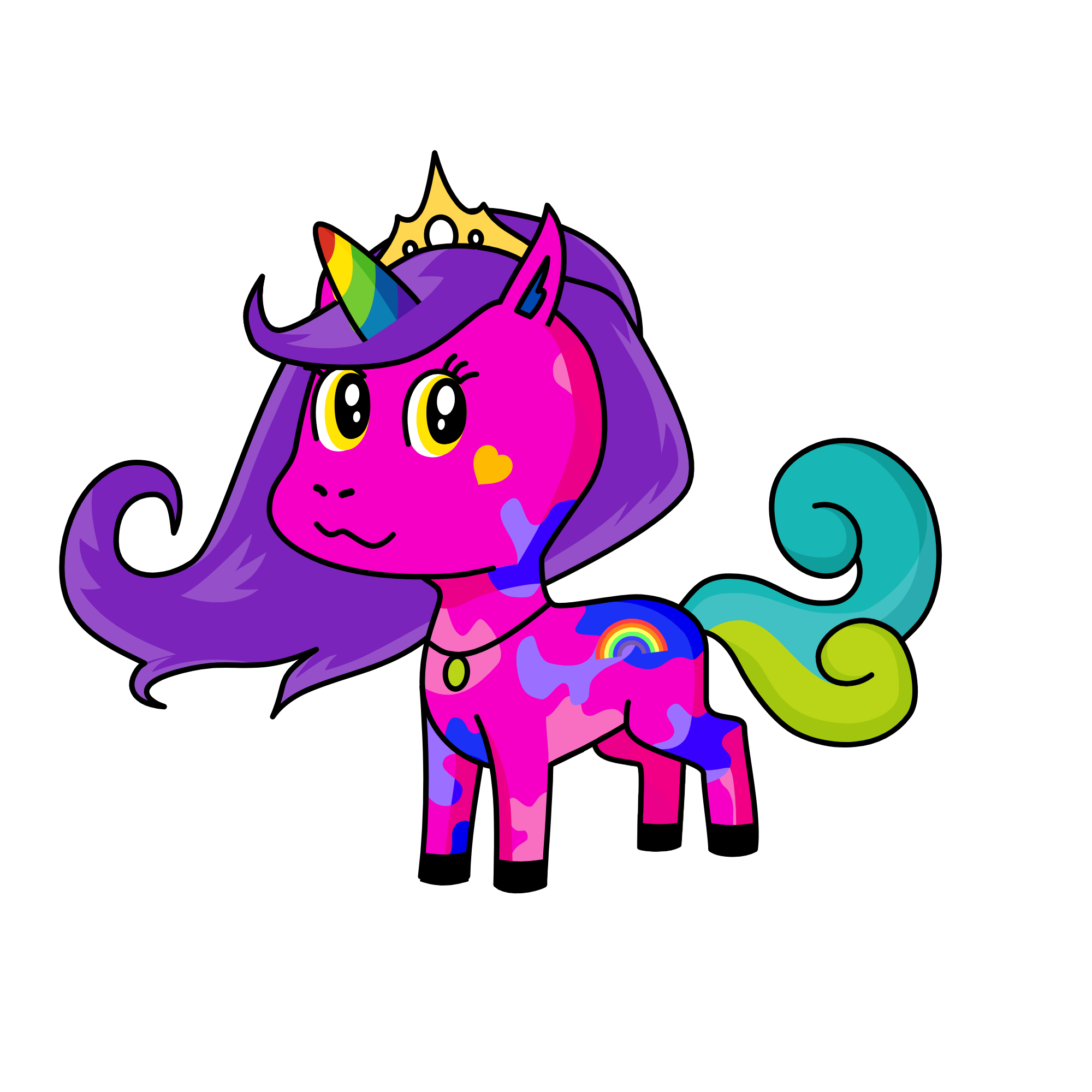 Queenie, the unicorn