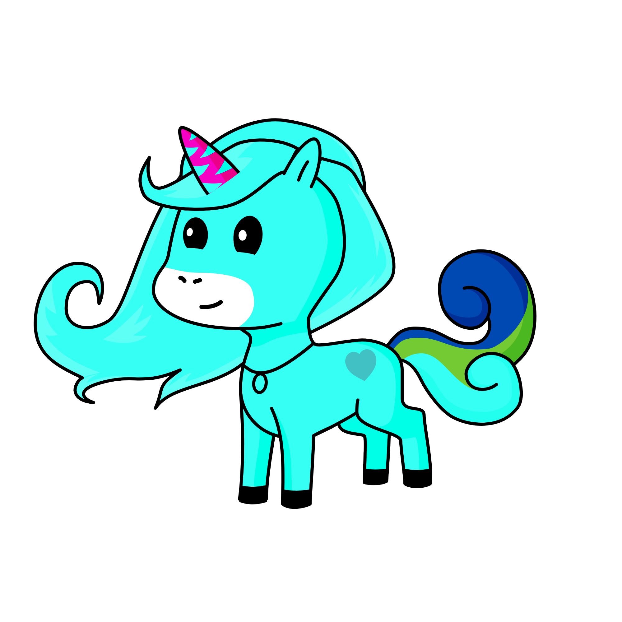 april, the unicorn