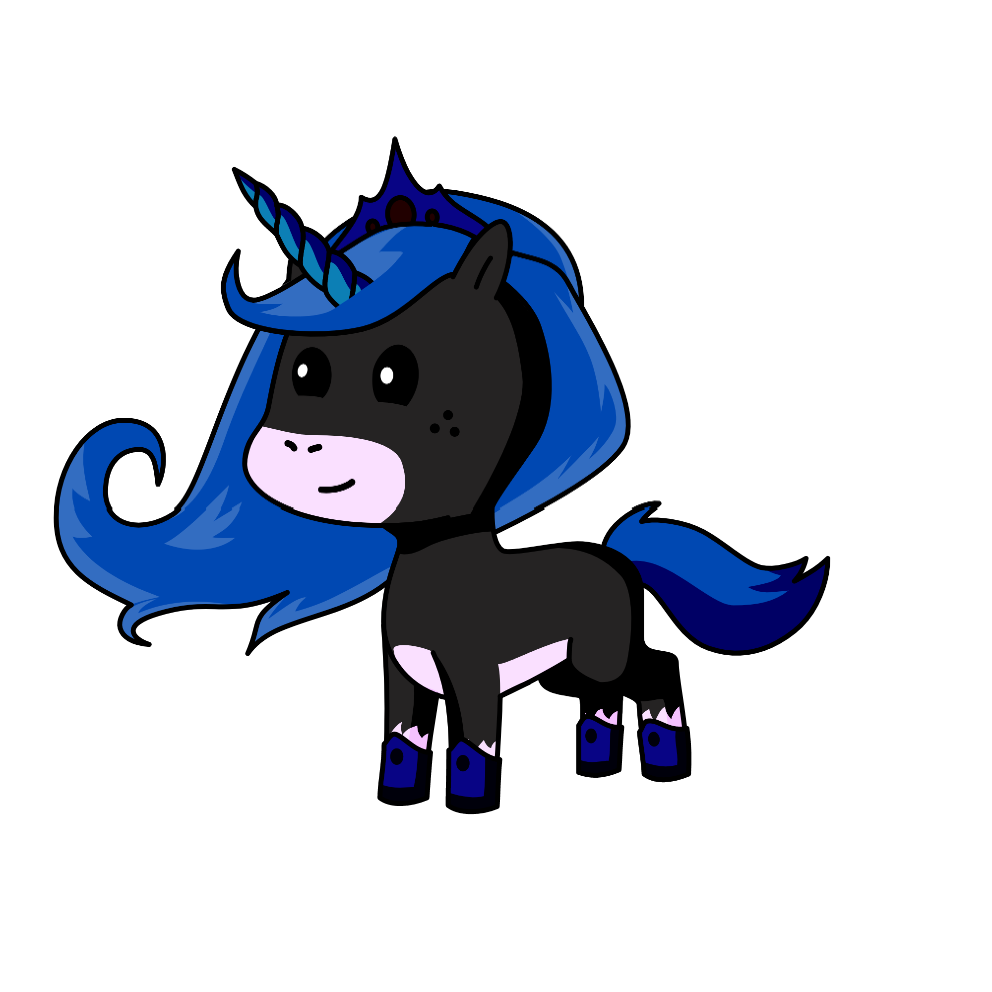Princess Luna, the unicorn