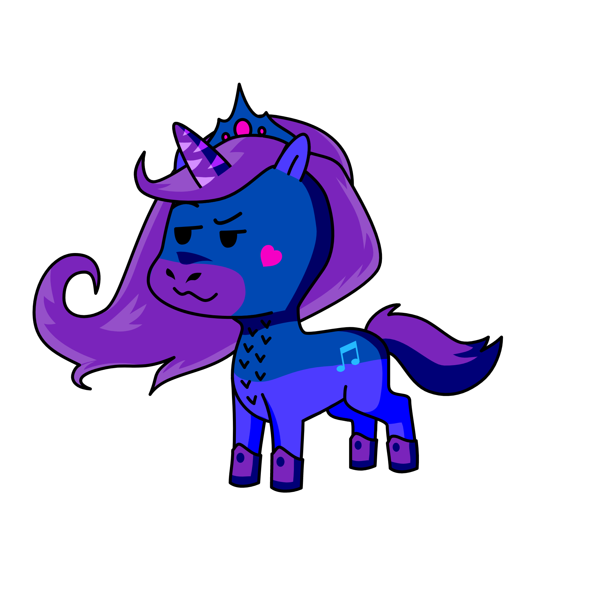night, the unicorn