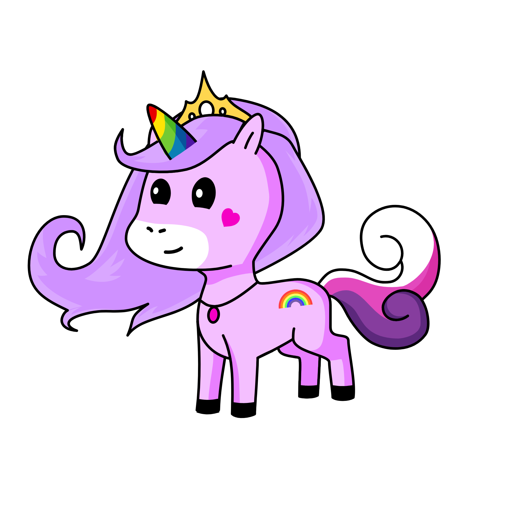 Strawberry, the unicorn