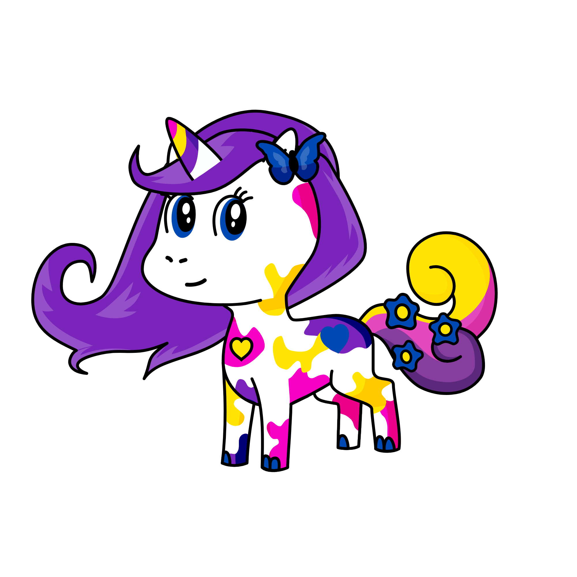 Galaxy, the unicorn