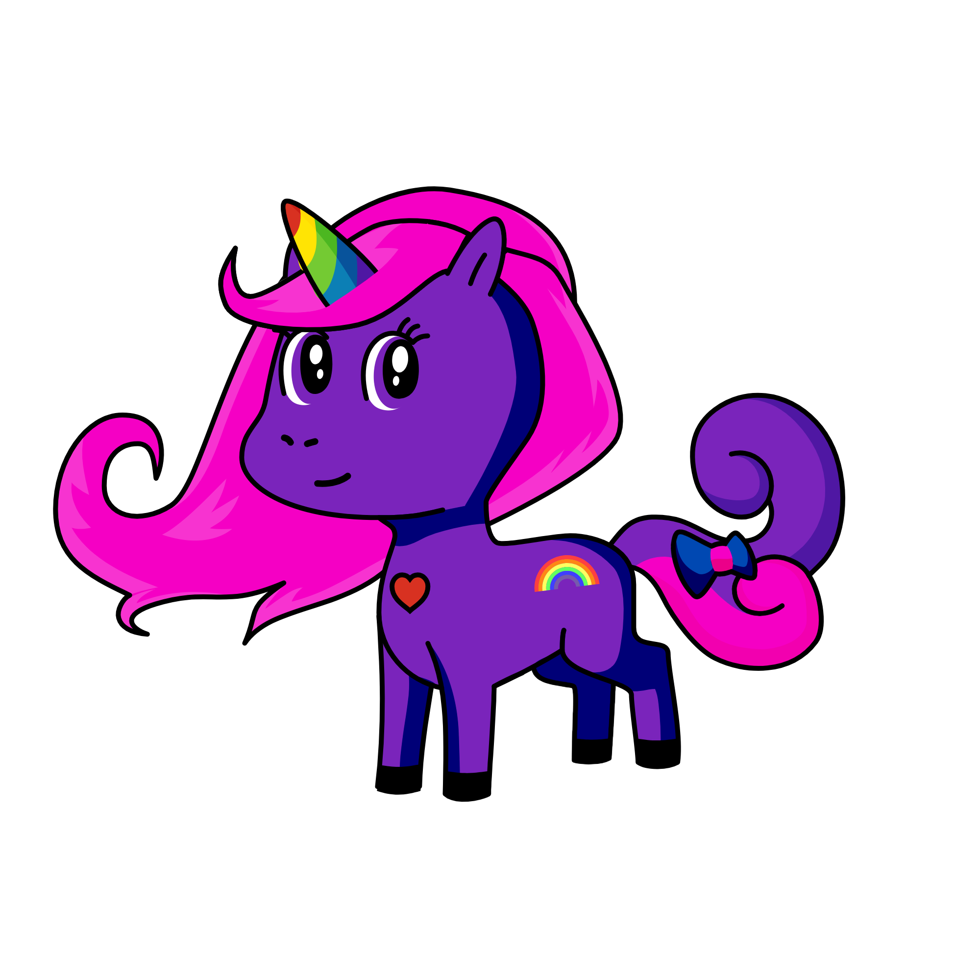 rainbow, the unicorn