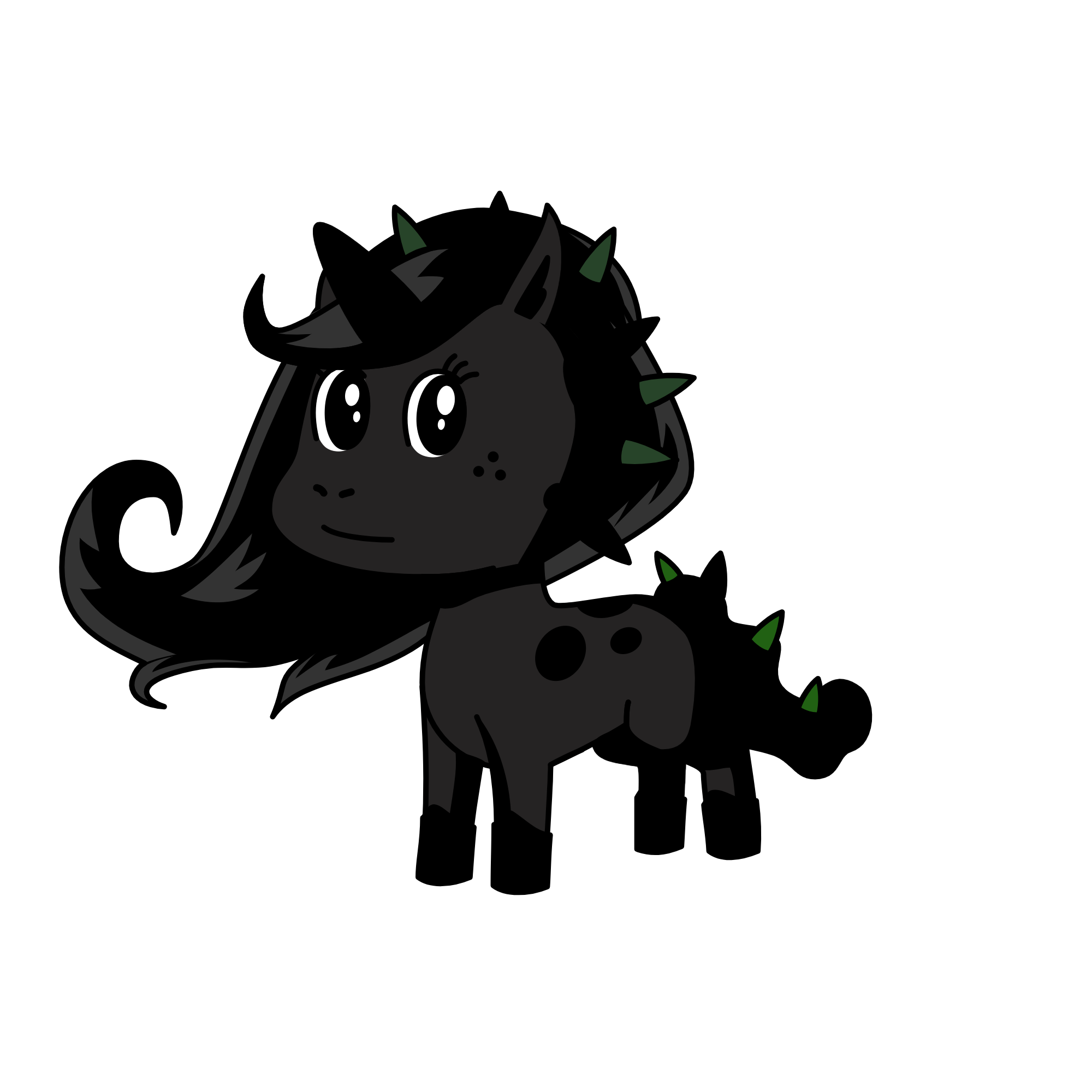 emo, the unicorn