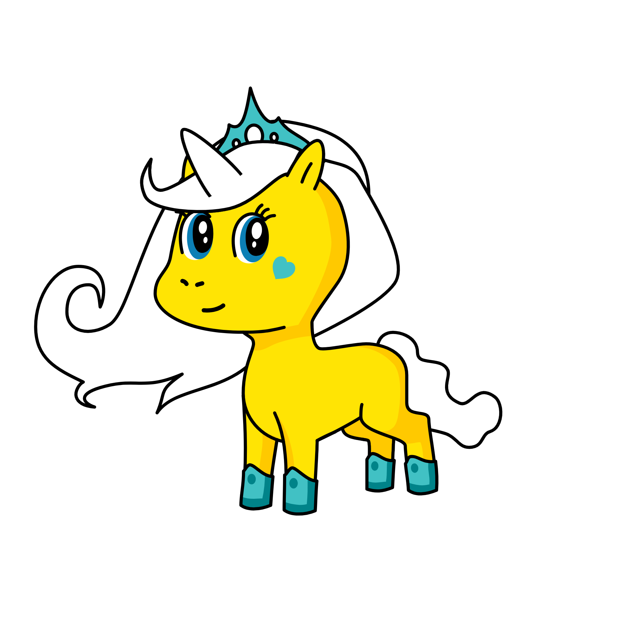 Angel, the unicorn