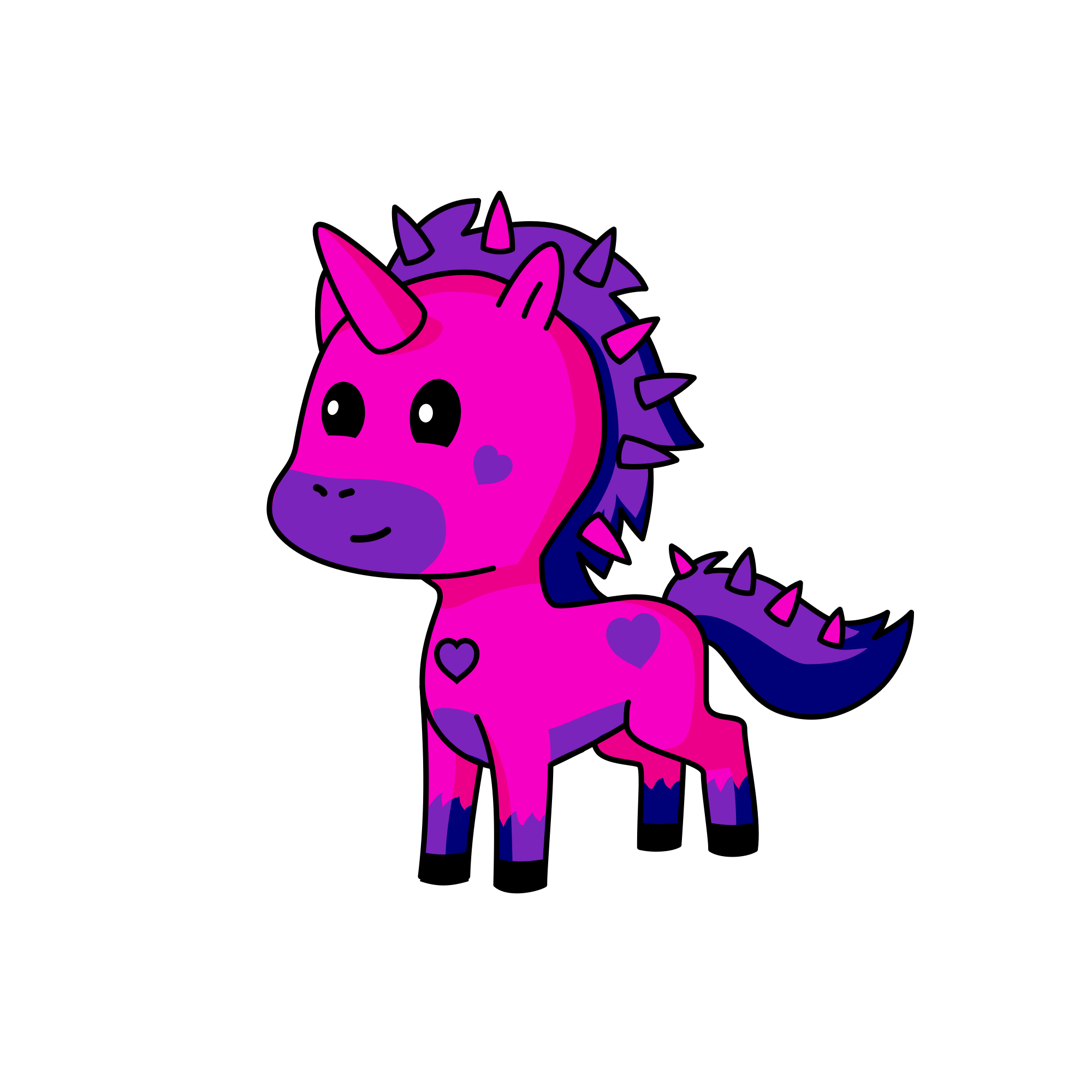 Grape berry, the unicorn