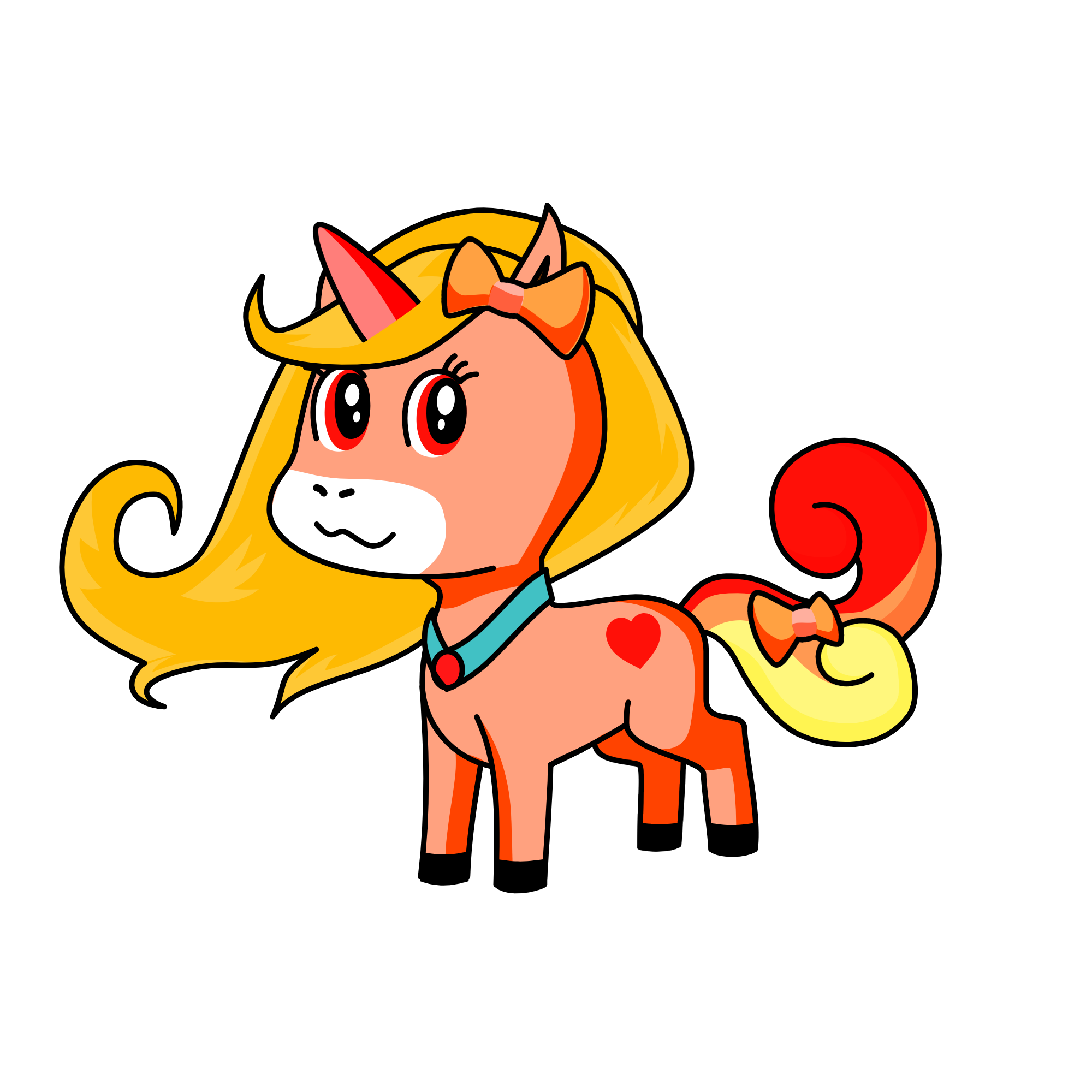 Bloom, the unicorn