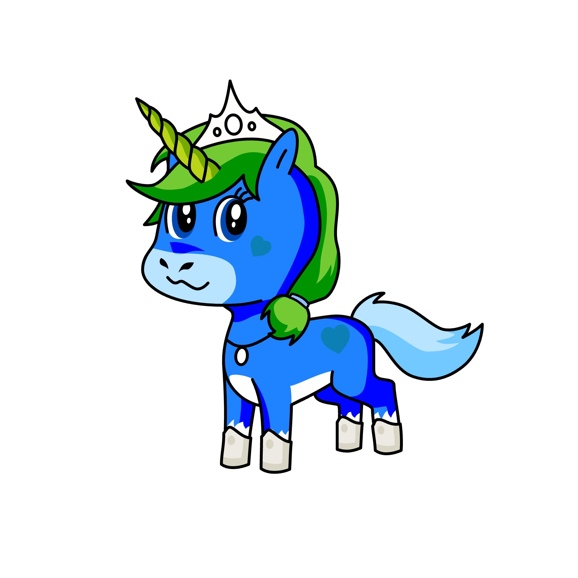 Ice, the unicorn