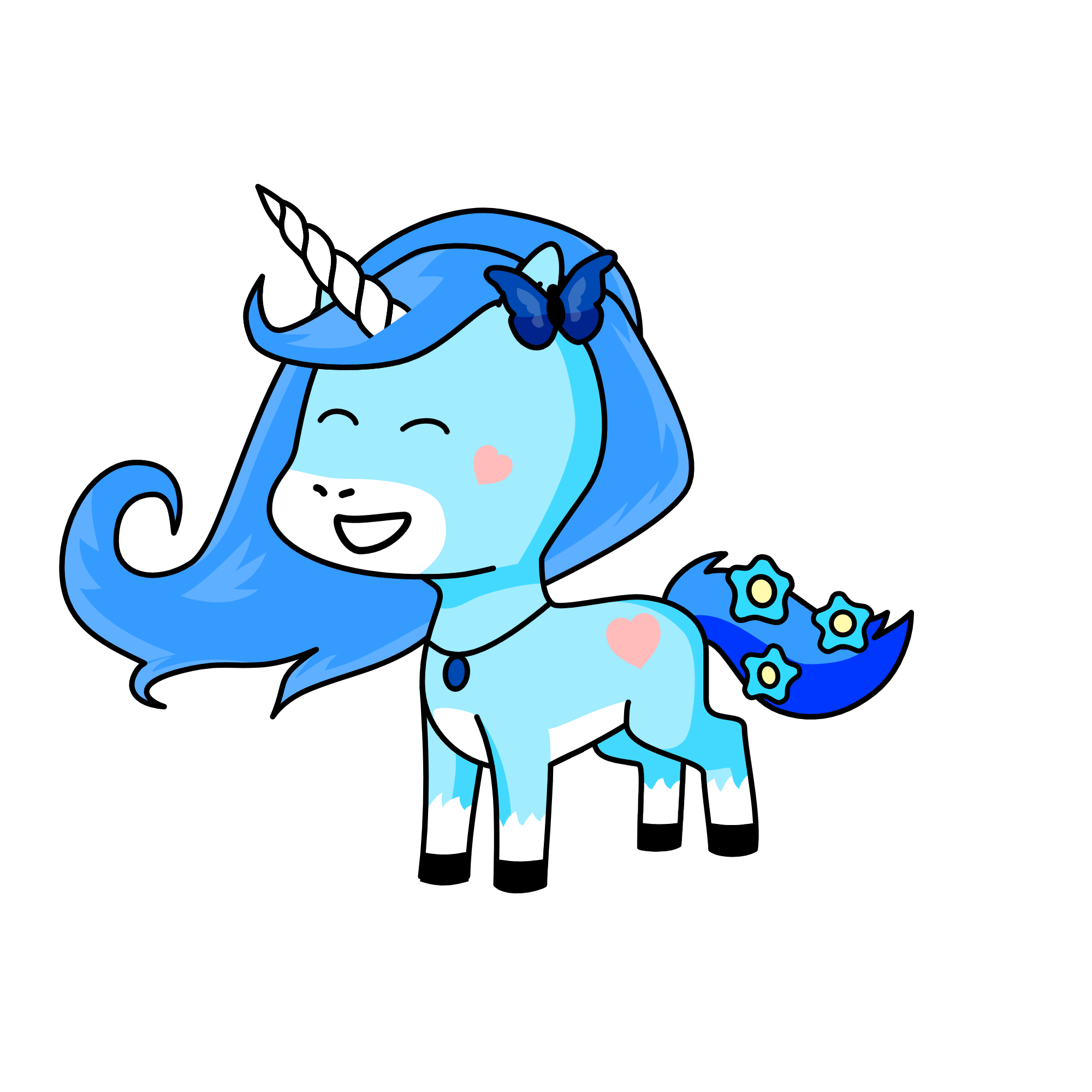 Preppy star, the unicorn
