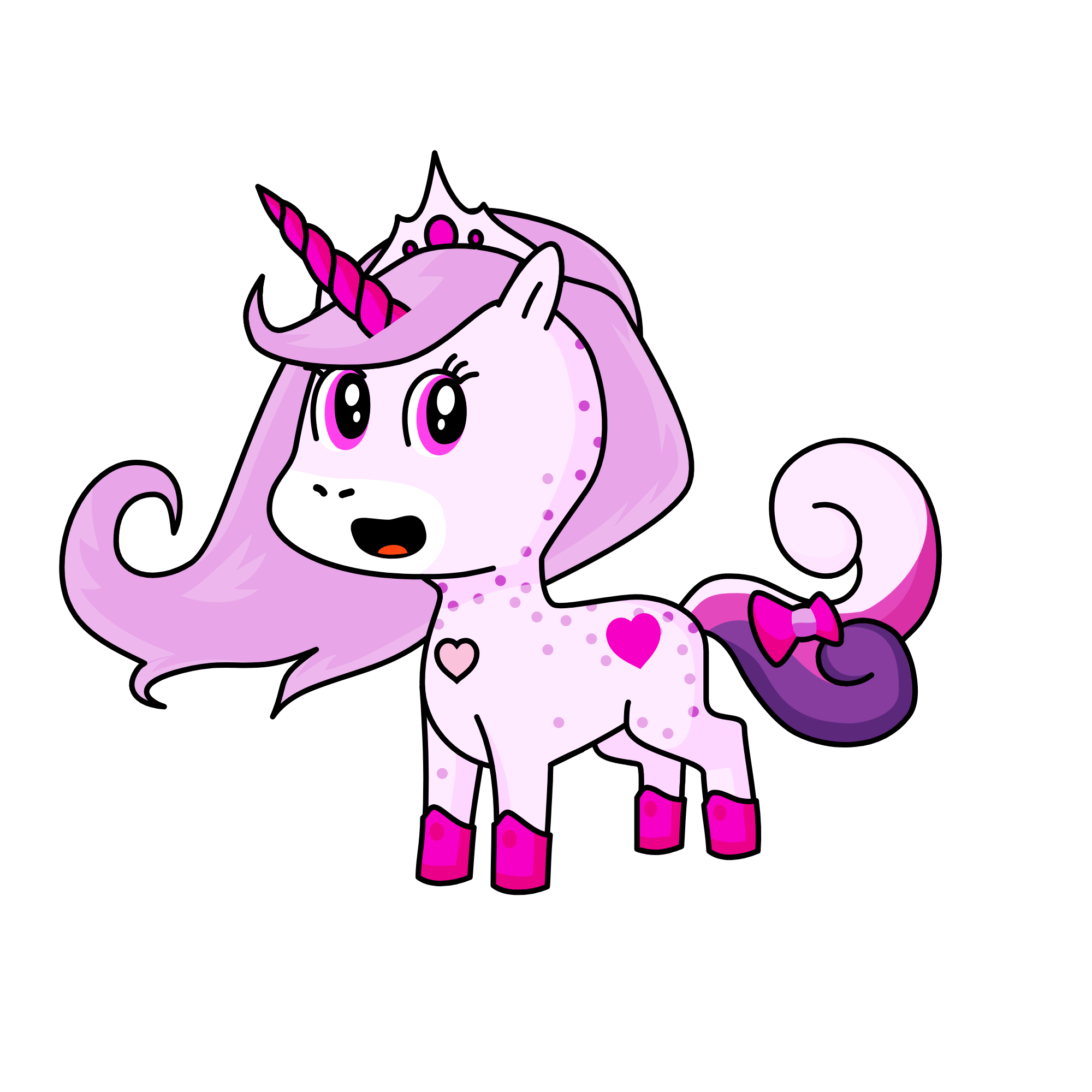 Pinky pie, the unicorn