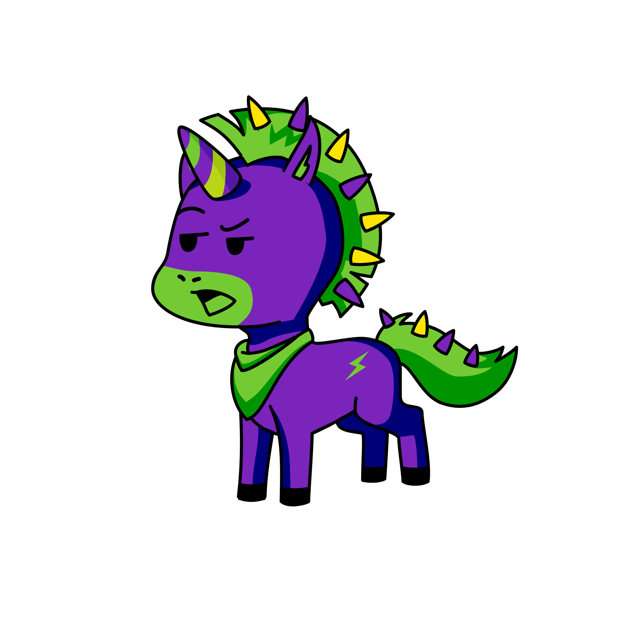 Punk, the unicorn