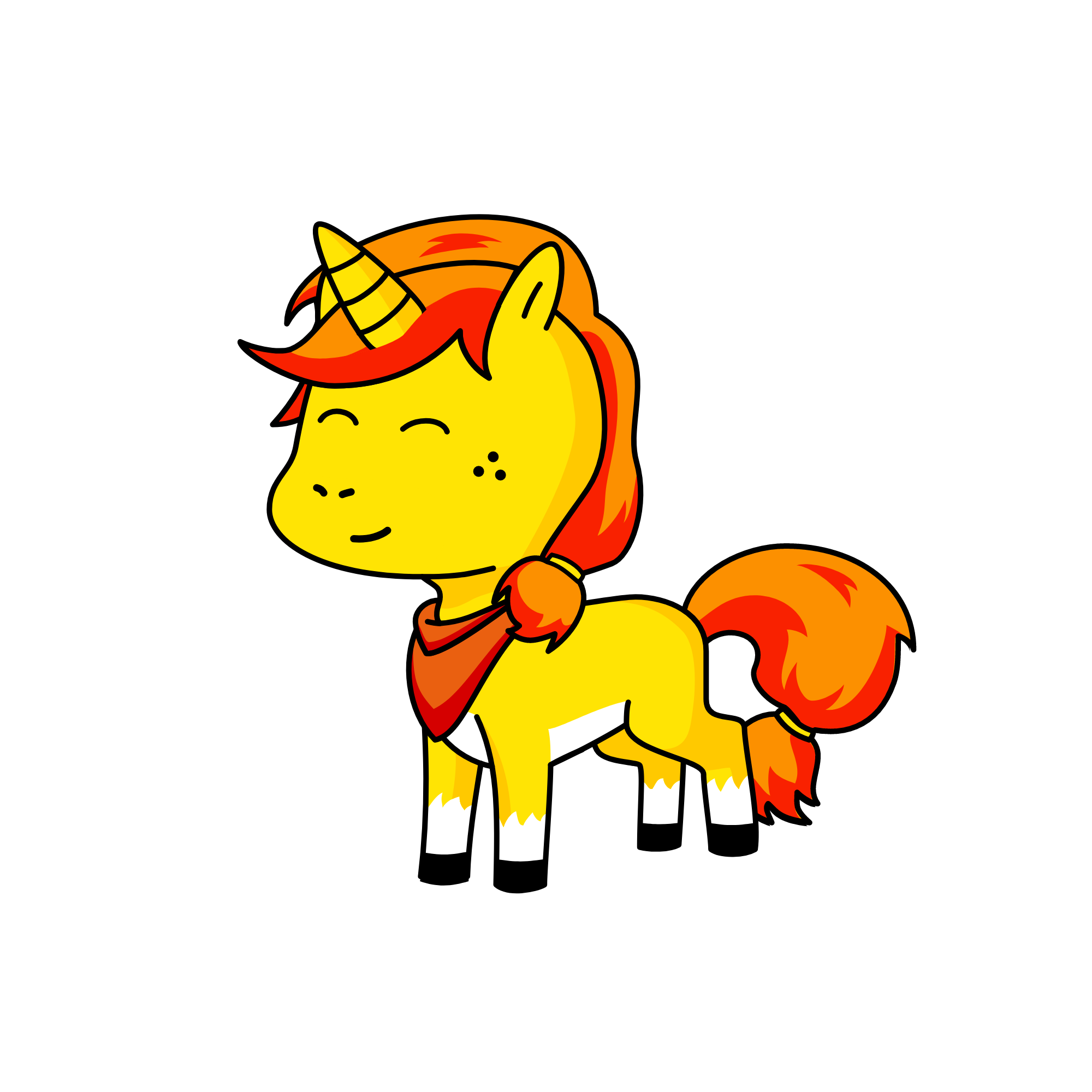 Sahara, the unicorn