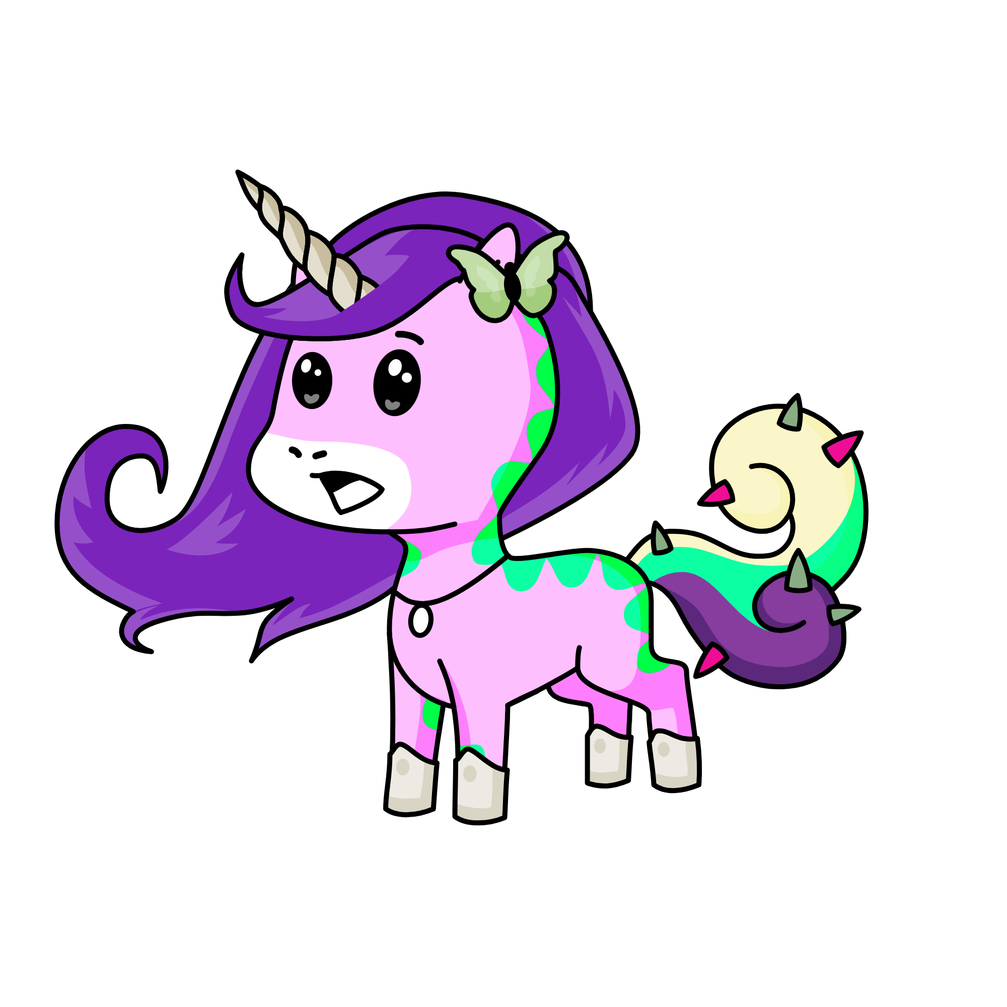 Glacier, the unicorn