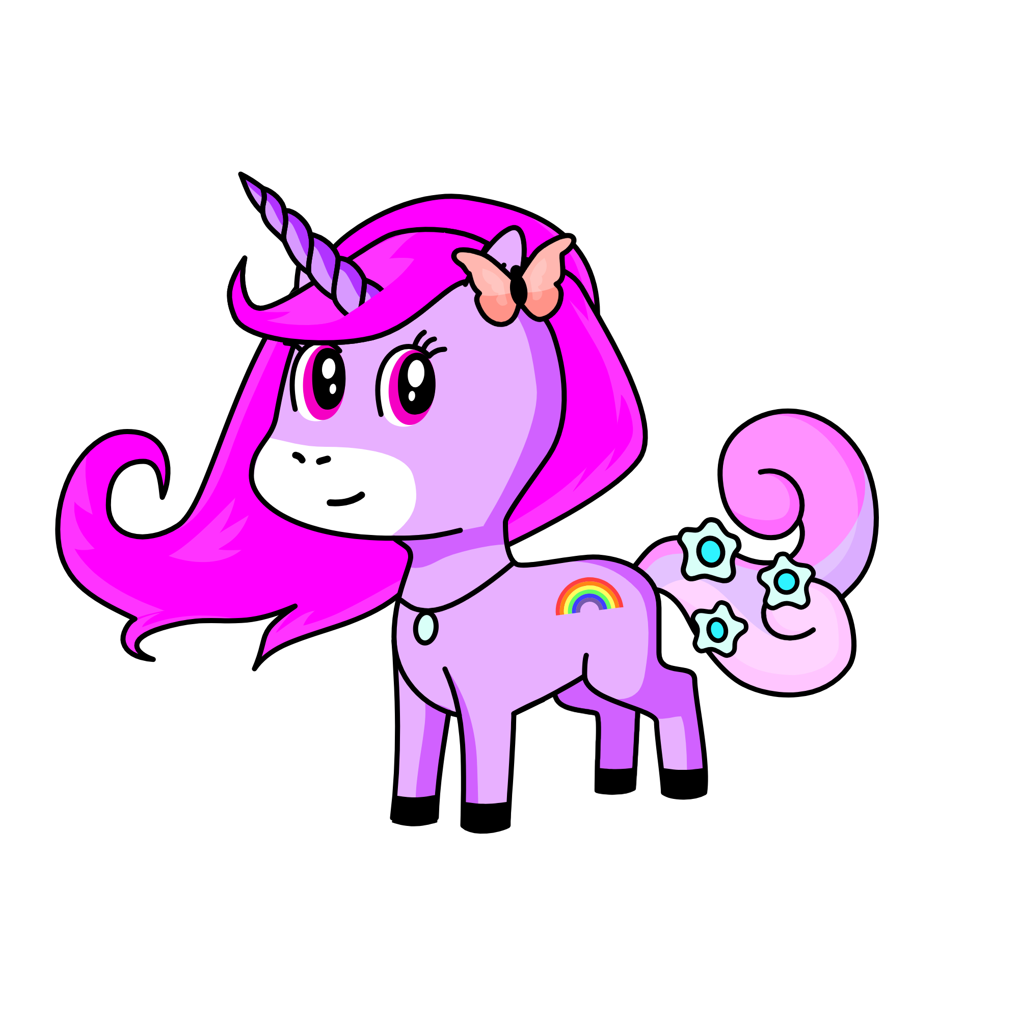 rainbow, the unicorn