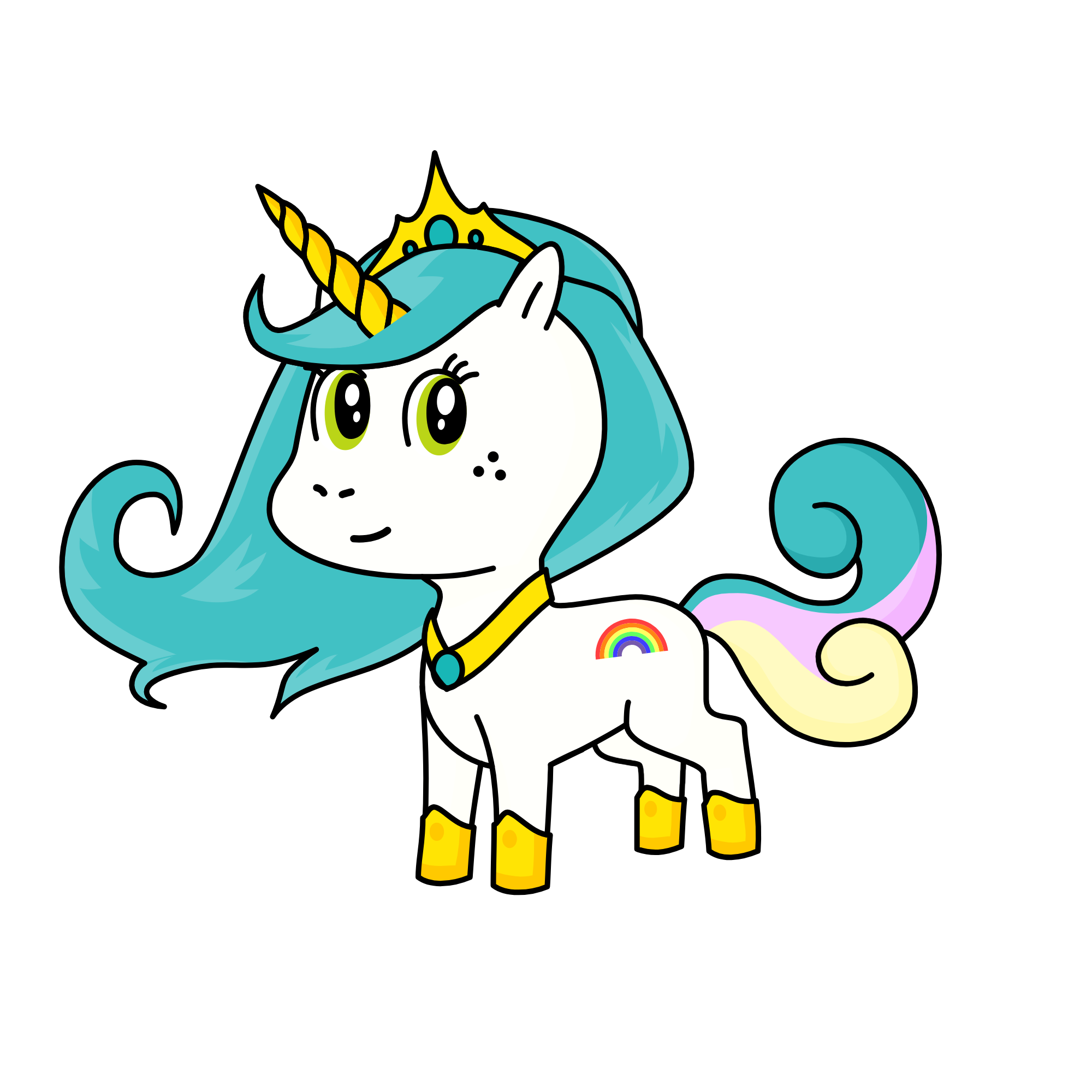 Princess celestia, the unicorn