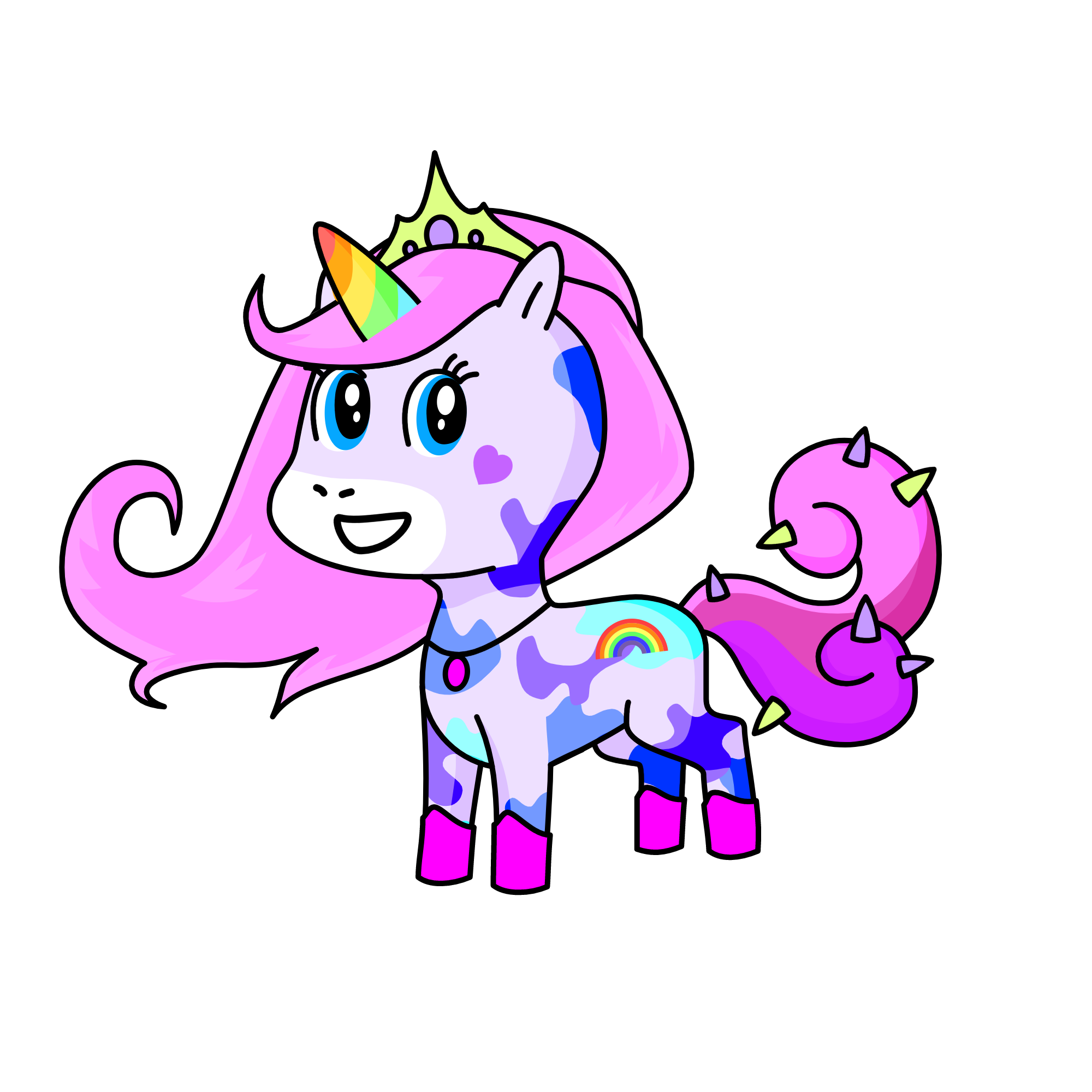 Glaara, the unicorn
