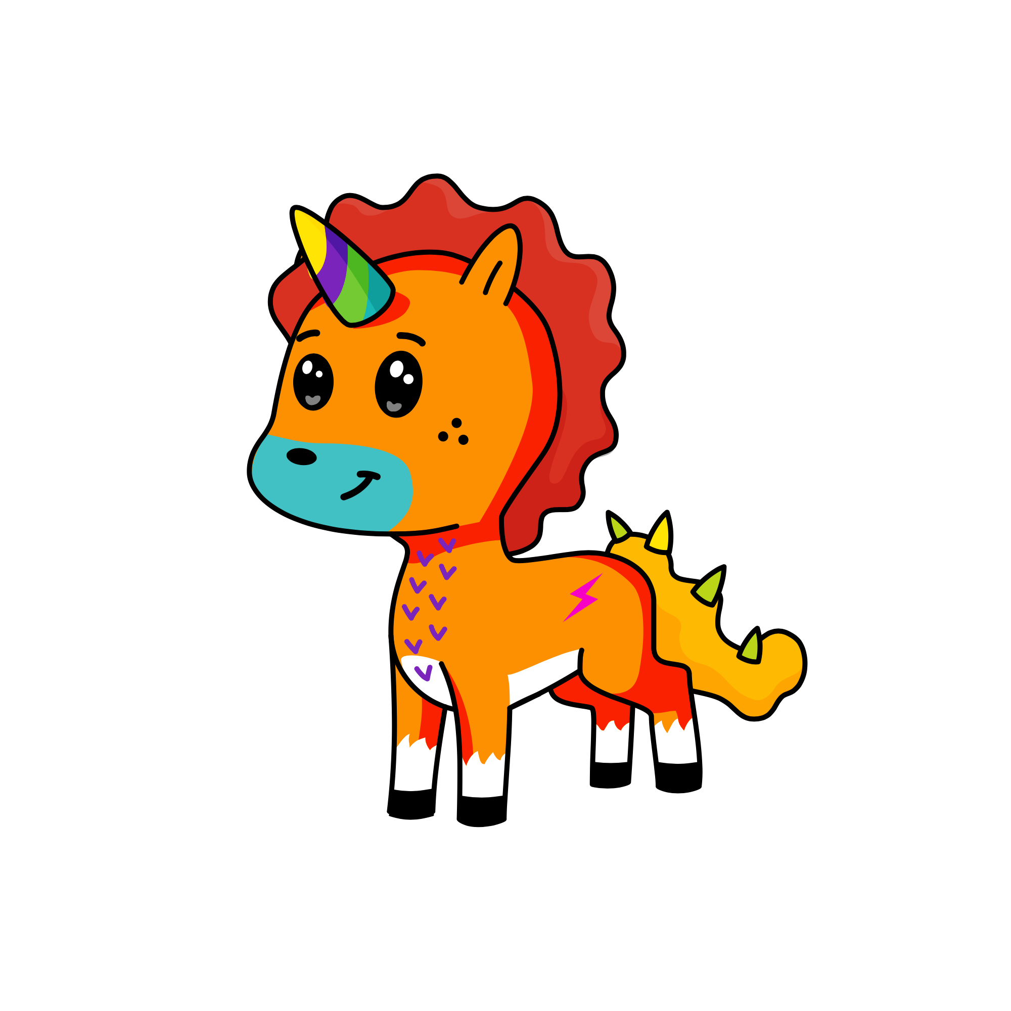 pienes jiggler, the unicorn
