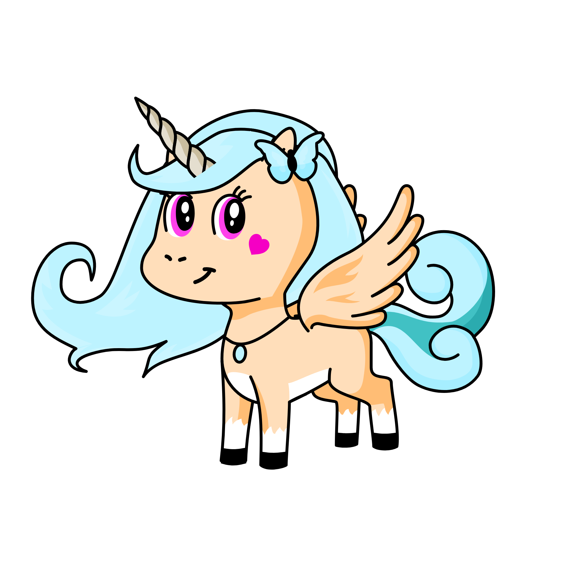Snowy, the unicorn