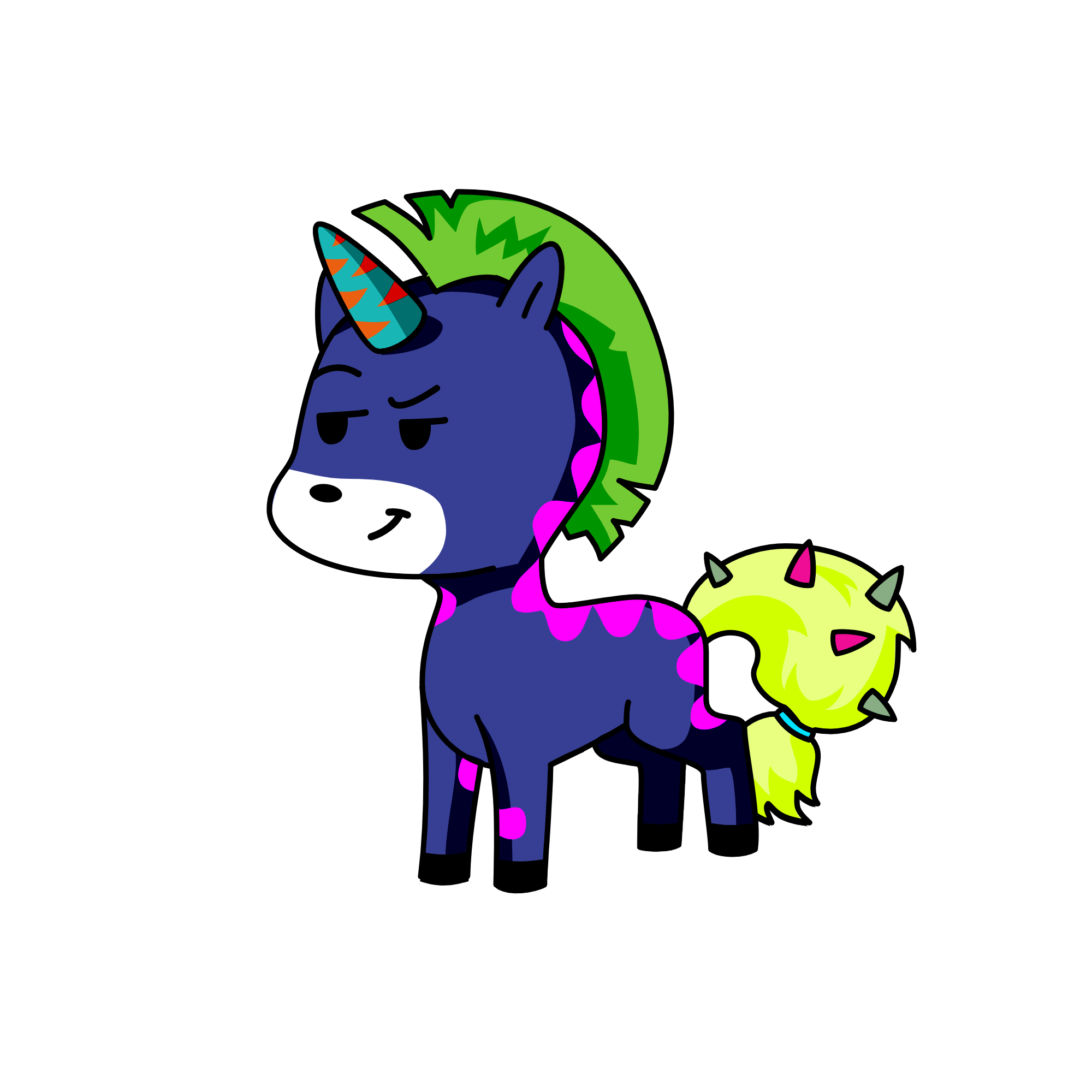 scene uni <3, the unicorn