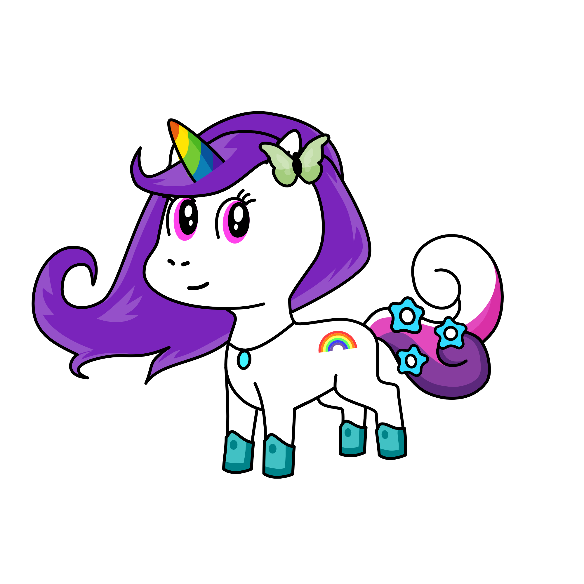 Beauty, the unicorn
