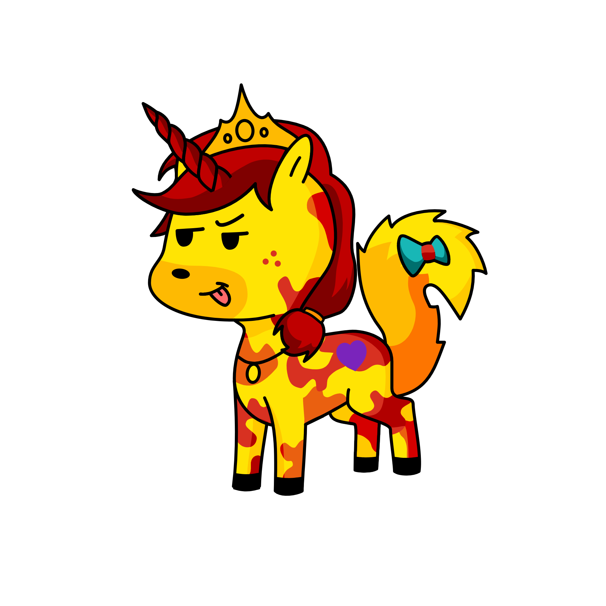 being bored, the unicorn