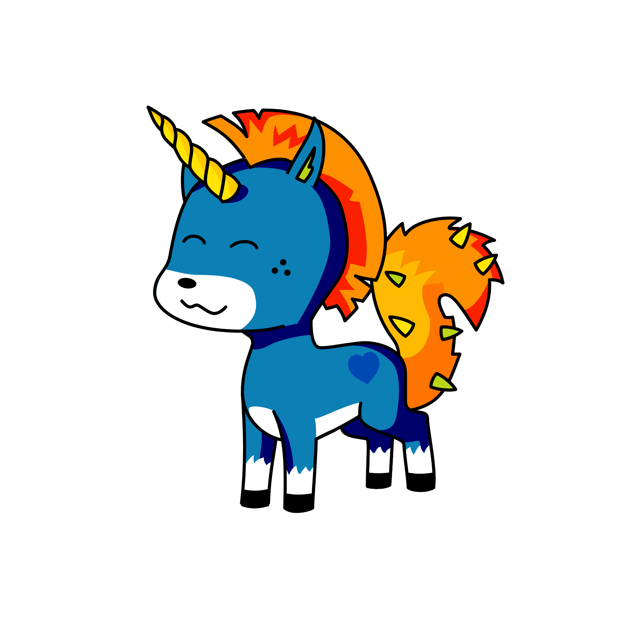 ganster, the unicorn