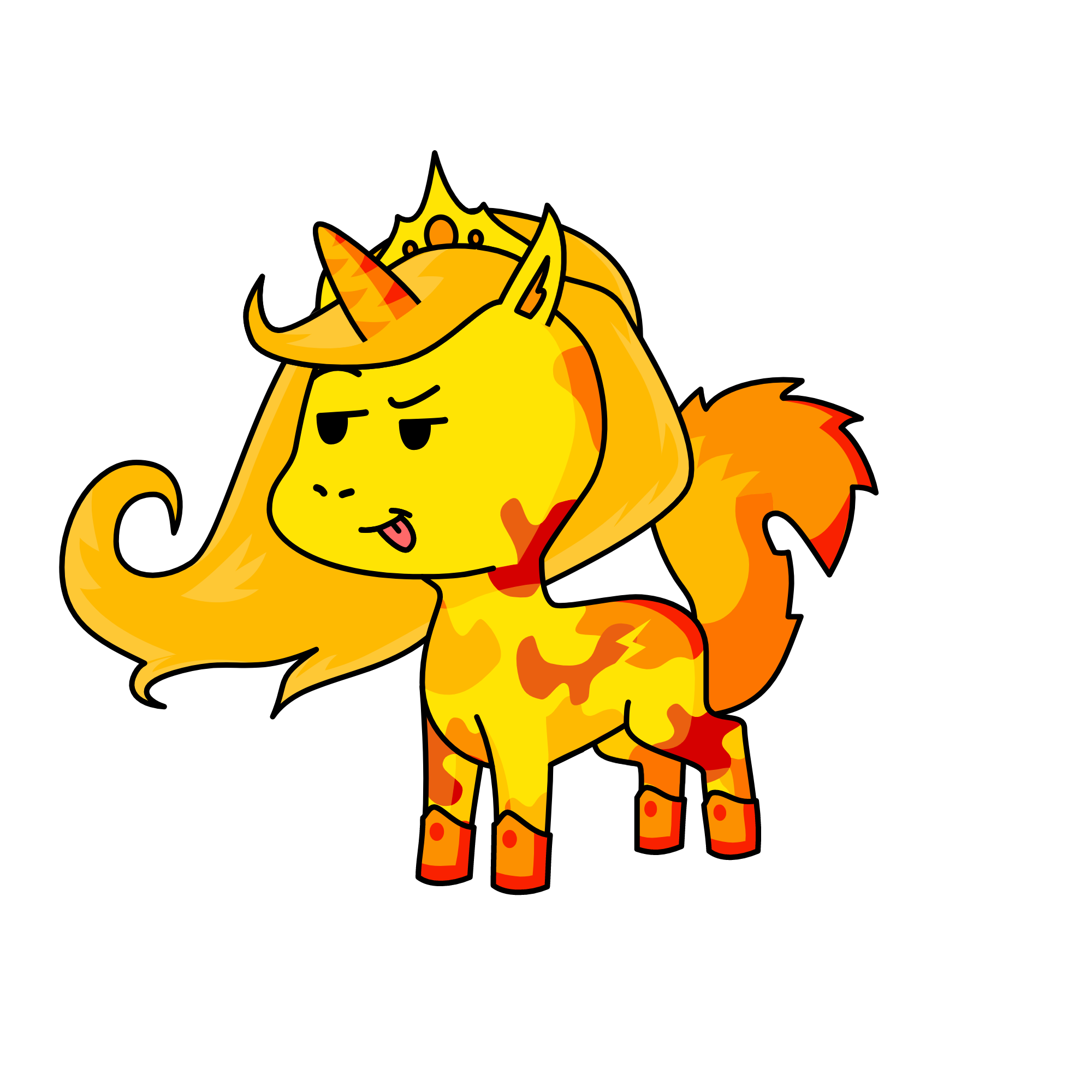 Goldi, the unicorn