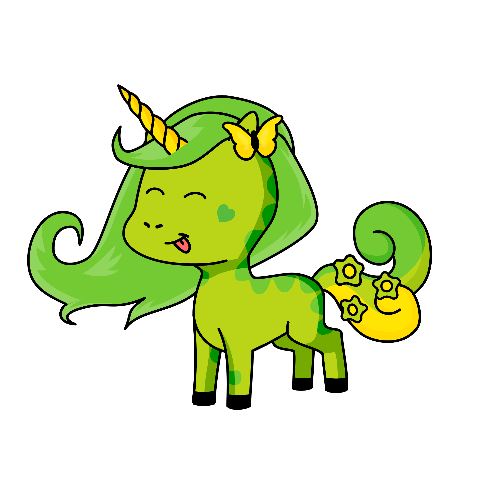 Butterfly, the unicorn