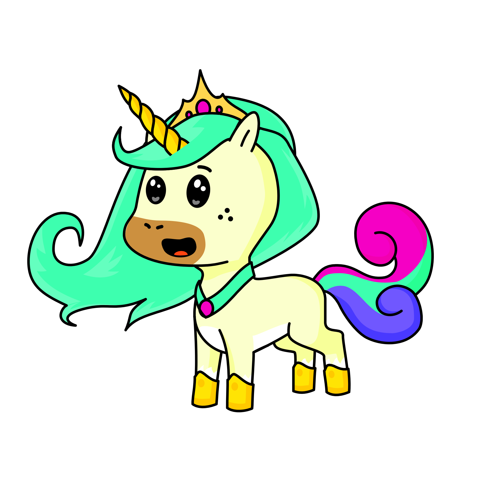 Cloudshine, the unicorn