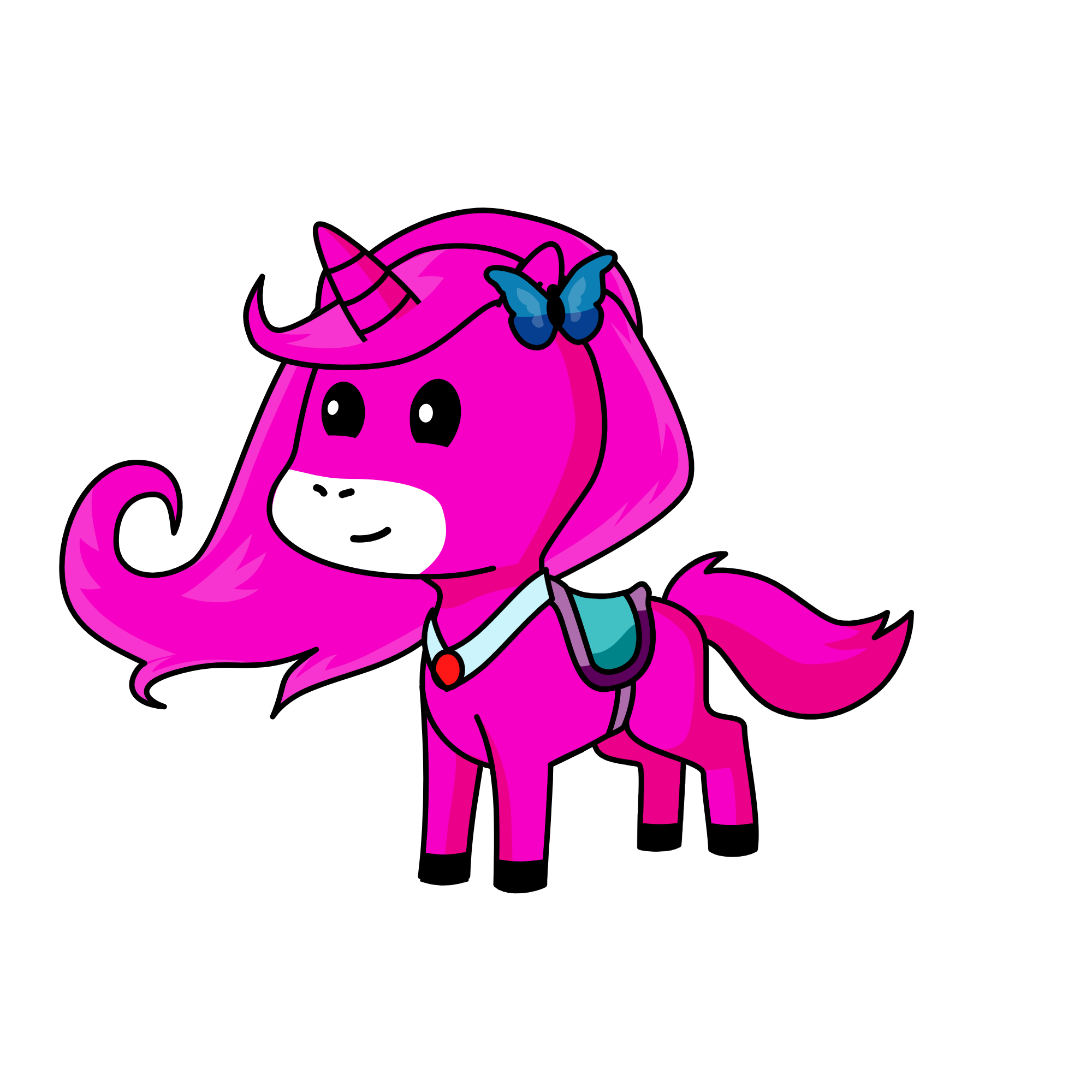 pin, the unicorn