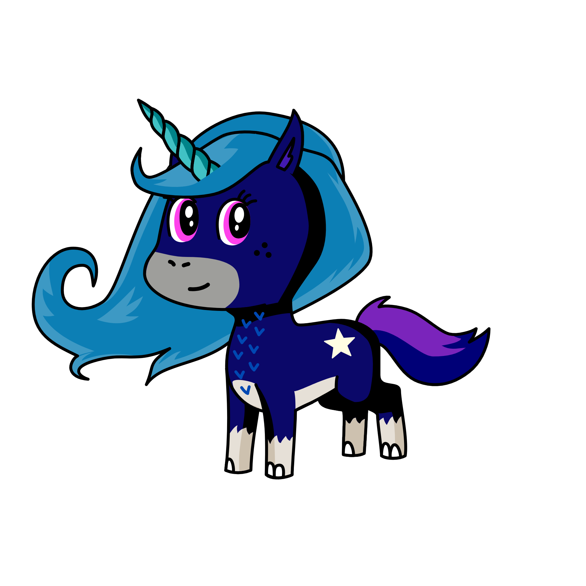 Luna, the unicorn